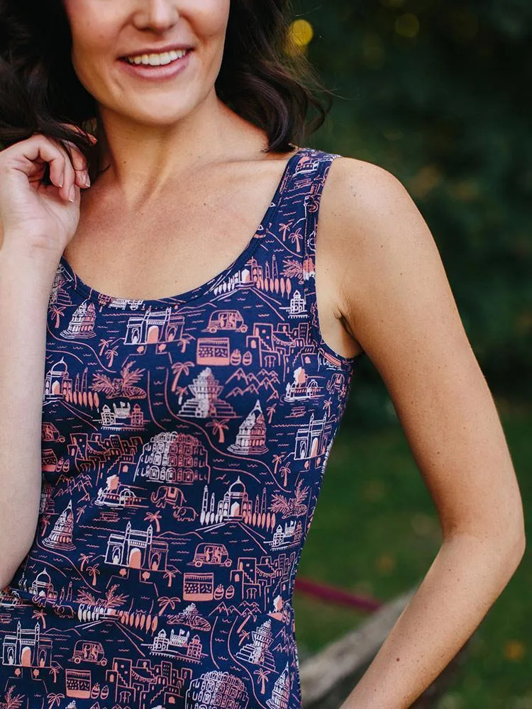 Clearance Price Delilah Dress - Voyager Pink  Last Few Pieces!