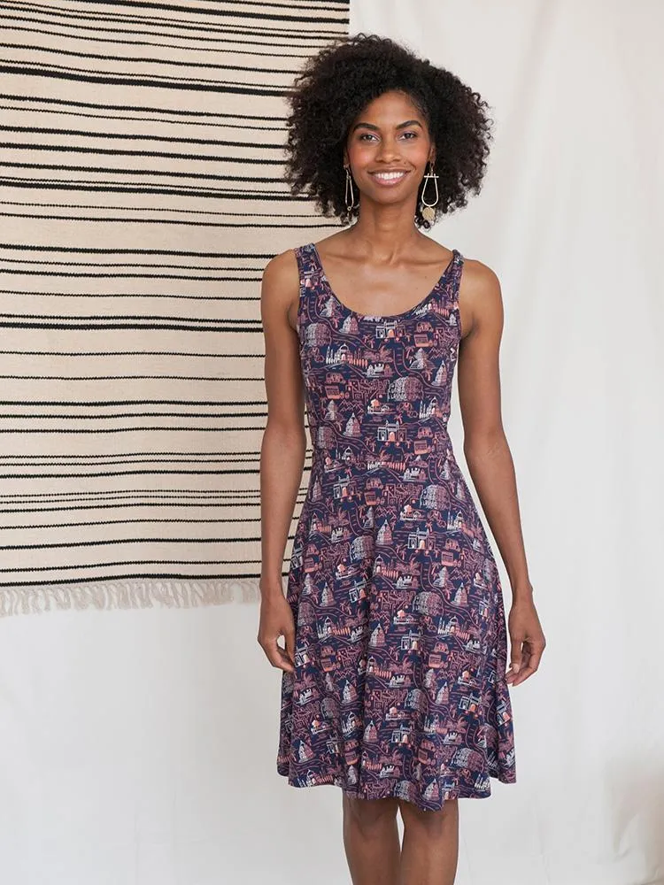 Clearance Price Delilah Dress - Voyager Pink  Last Few Pieces!