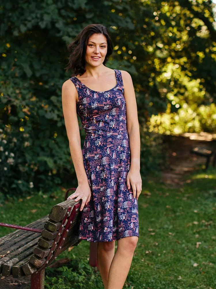 Clearance Price Delilah Dress - Voyager Pink  Last Few Pieces!