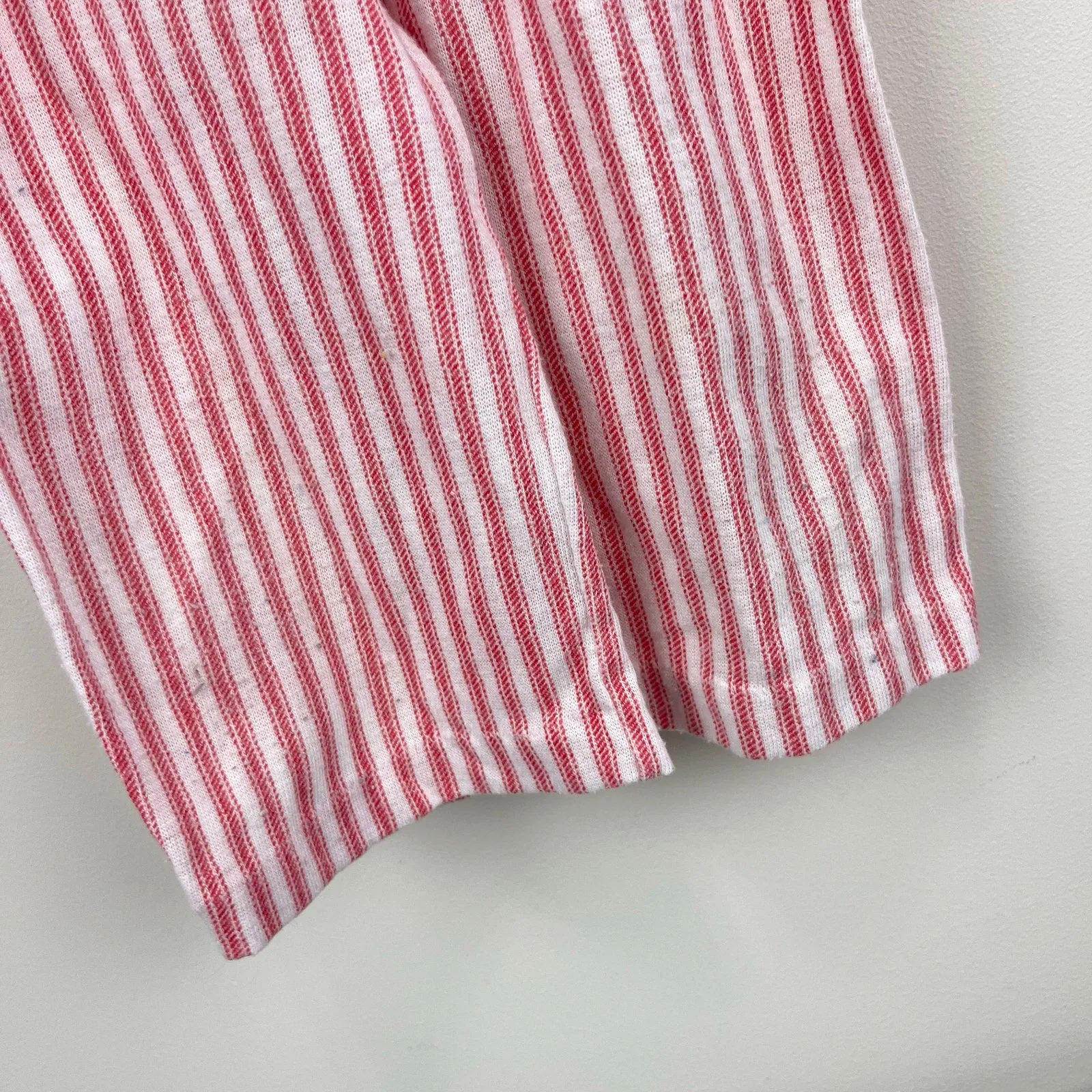 Clearance Price Vintage Carter's Red Striped Baseball Pajamas 12 Months USA  Dont Miss Out!