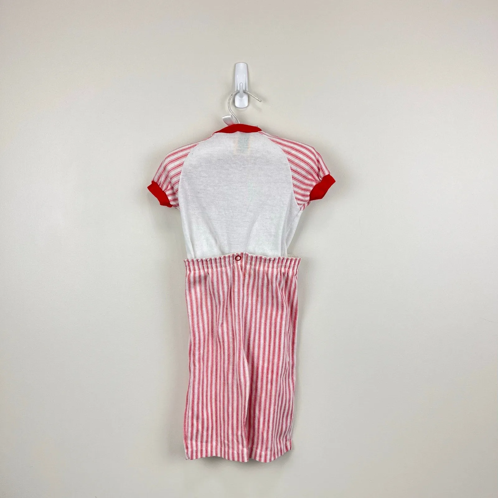 Clearance Price Vintage Carter's Red Striped Baseball Pajamas 12 Months USA  Dont Miss Out!