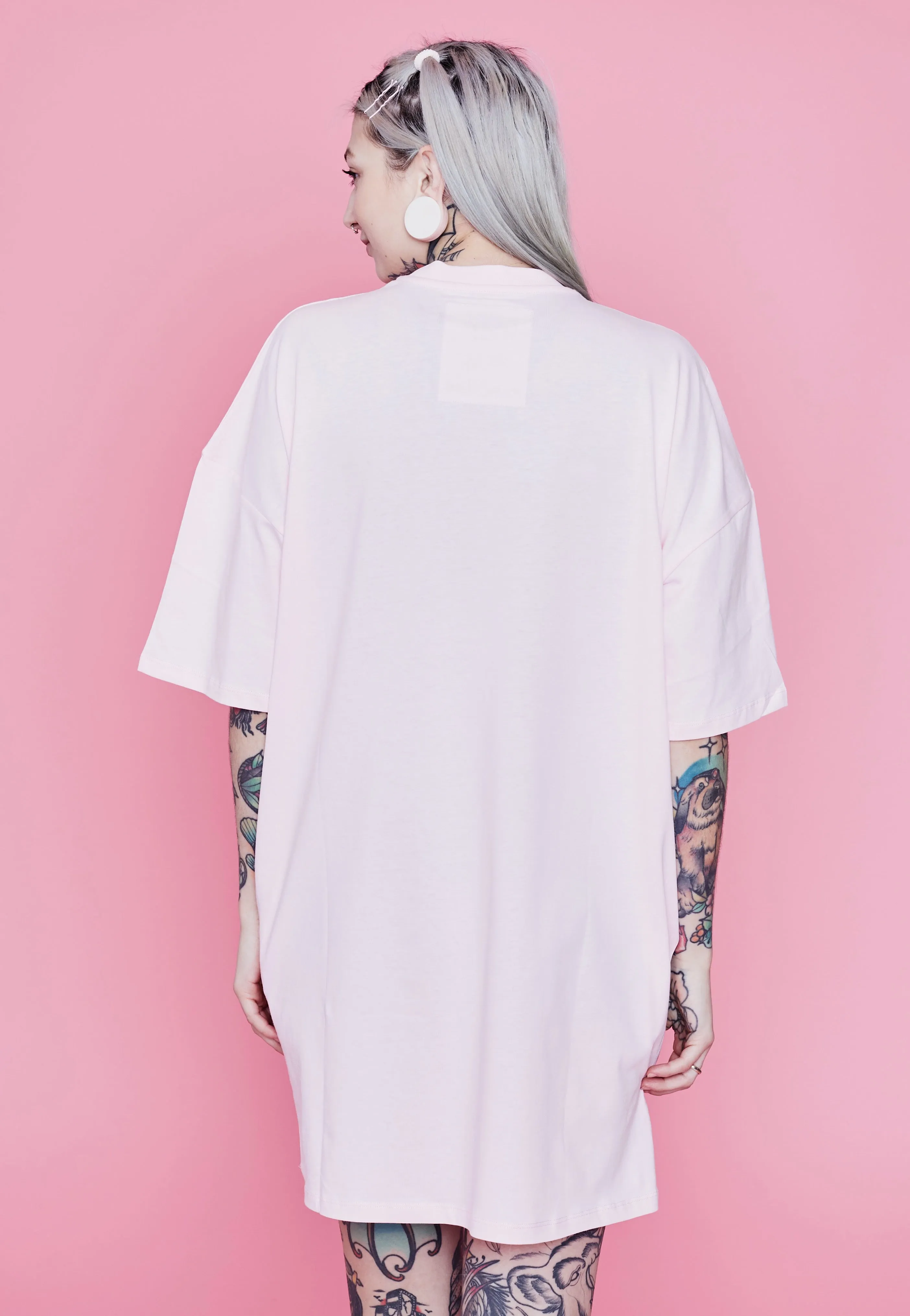 Clearly Ugly - Forever And Always Pastel Love Pastellrosa - Dress