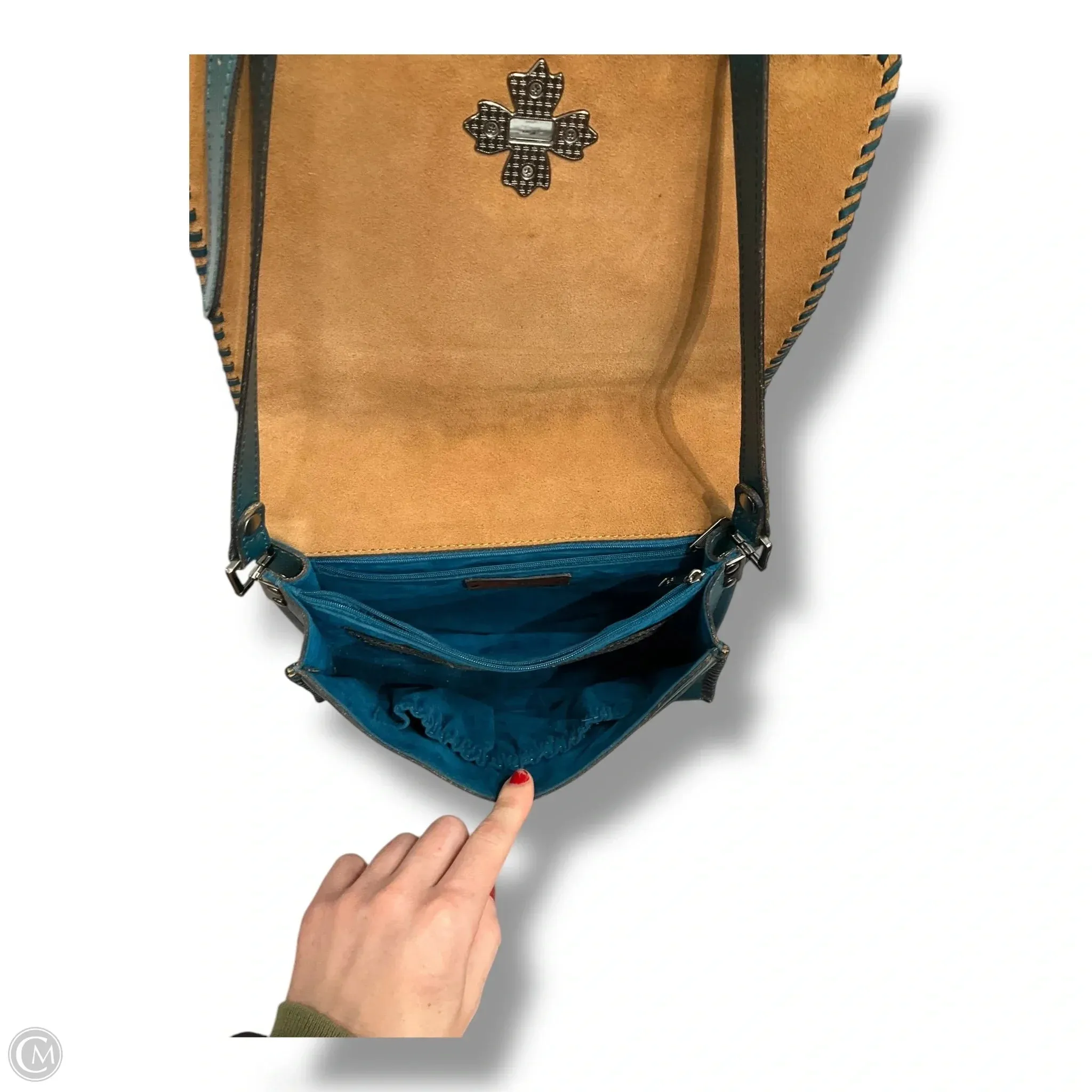 Crossbody Designer By Patricia Nash, Size: Medium