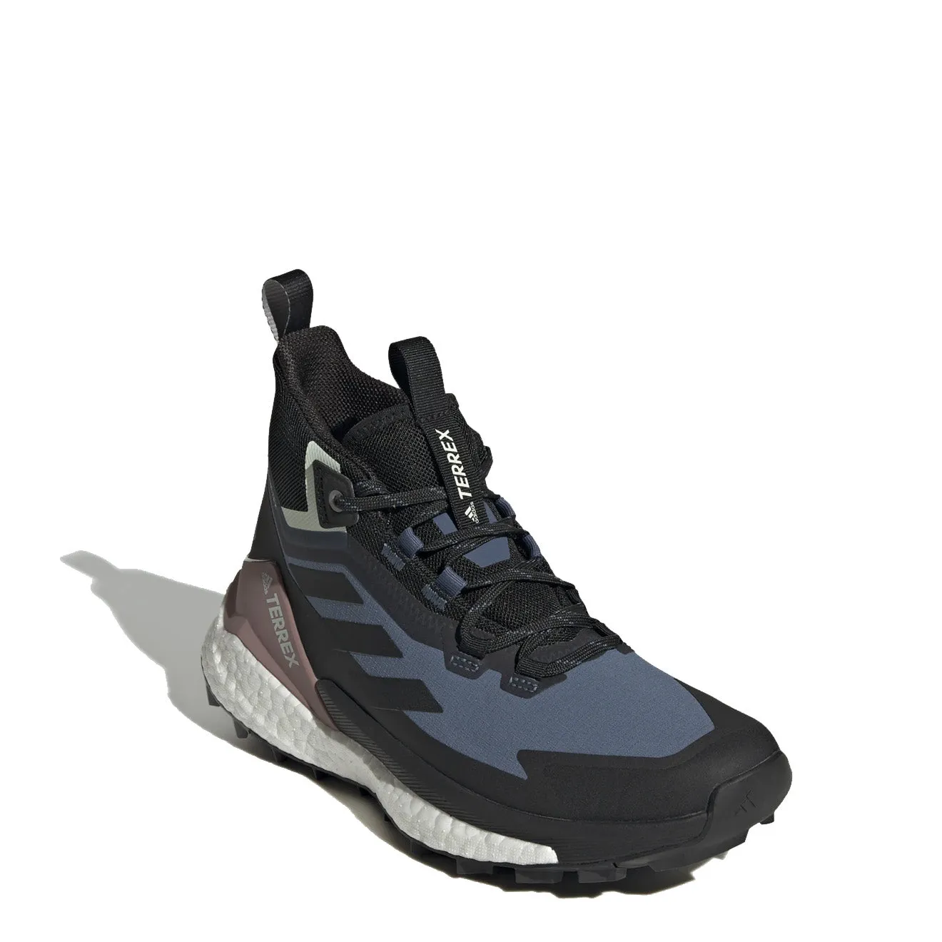 Customer Favorite Adidas Terrex Womens Free Hiker 2 Gore-Tex Hiking Shoes Wonder Steel / Core Black / Linen Green  Limited Release!