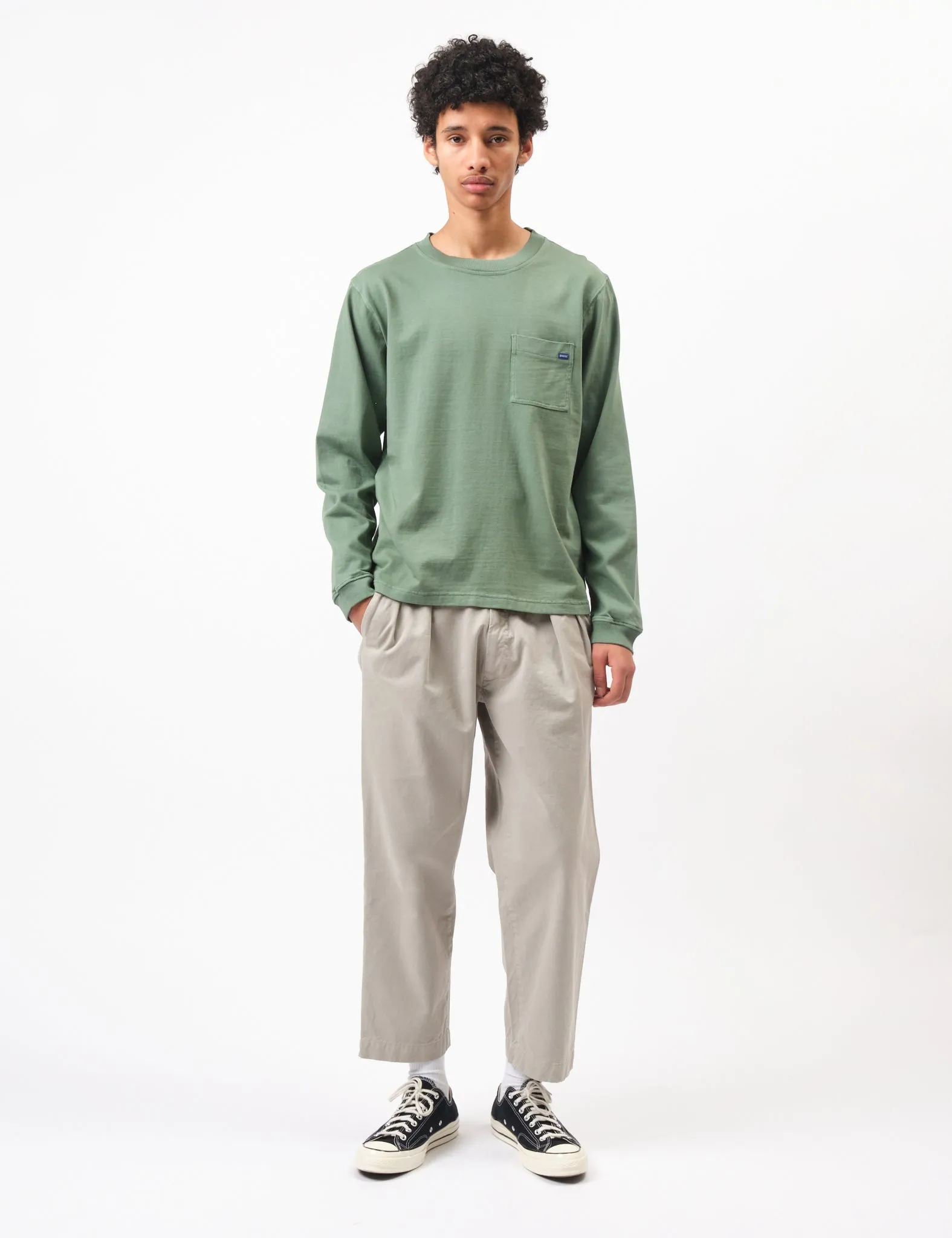 Customer Favorite Bhode Everyday Long Sleeve Jersey 300gsm - Sage Green  Limited Stock!