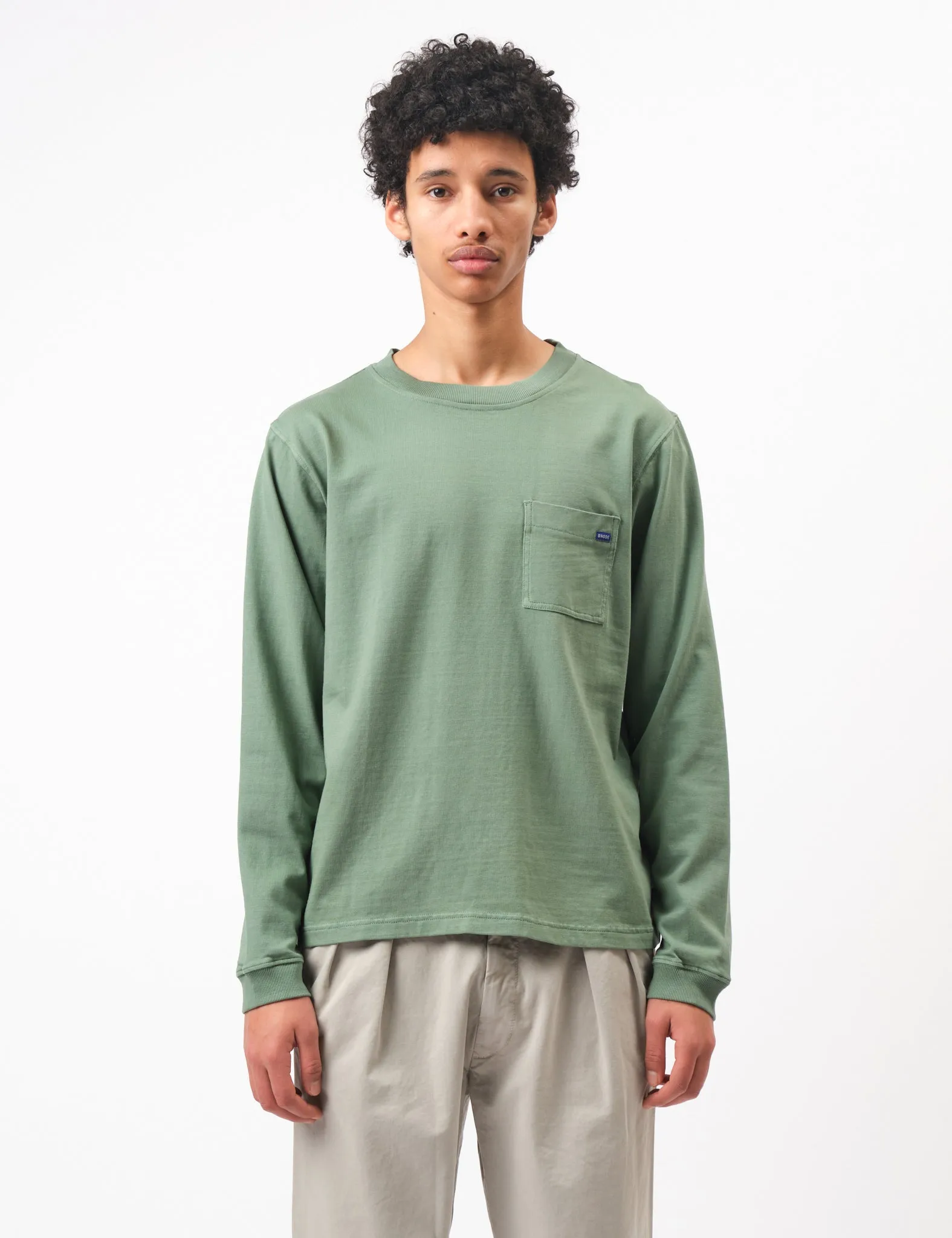 Customer Favorite Bhode Everyday Long Sleeve Jersey 300gsm - Sage Green  Limited Stock!