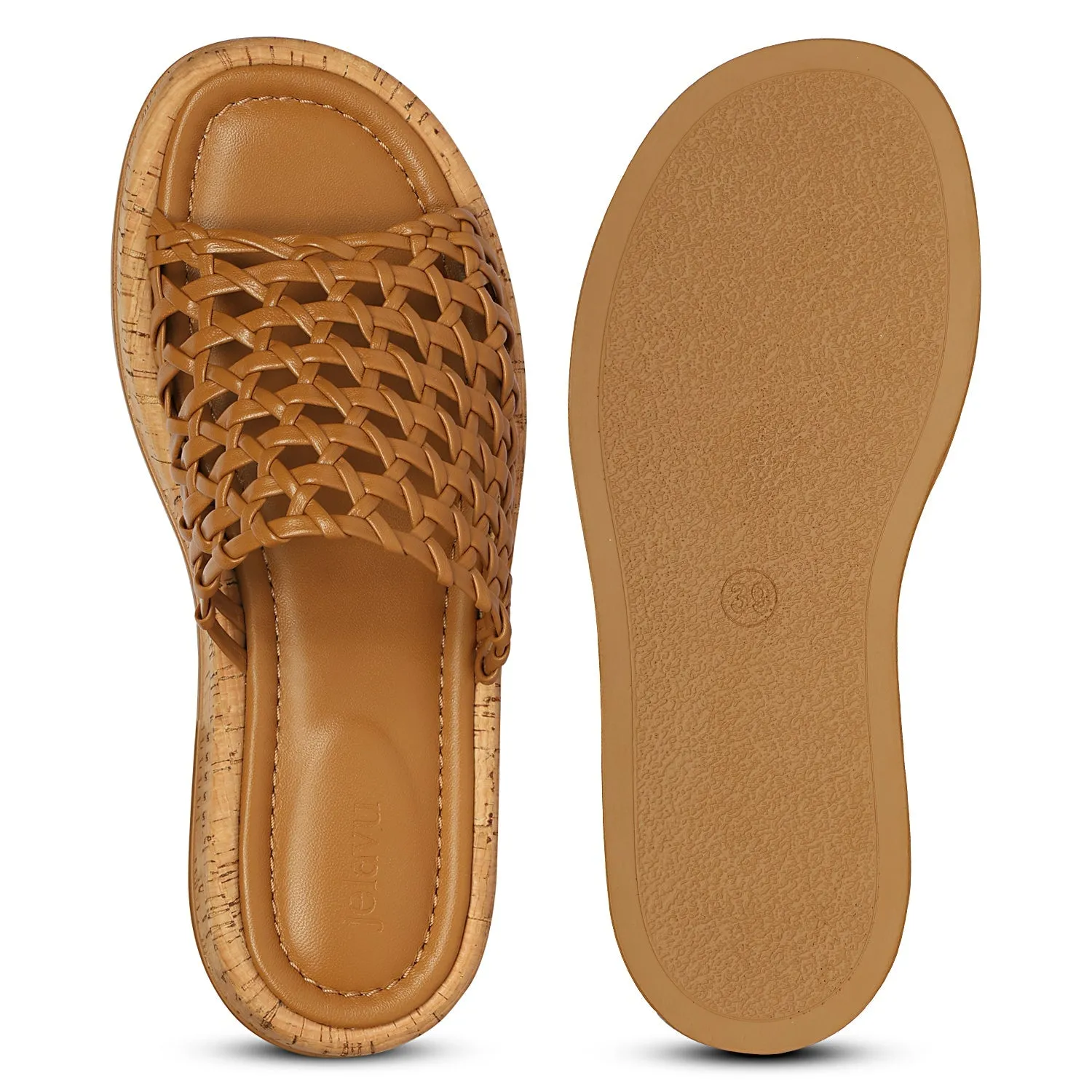 Customer Favorite Cloud - Cognac Sandals  Limited Availability!