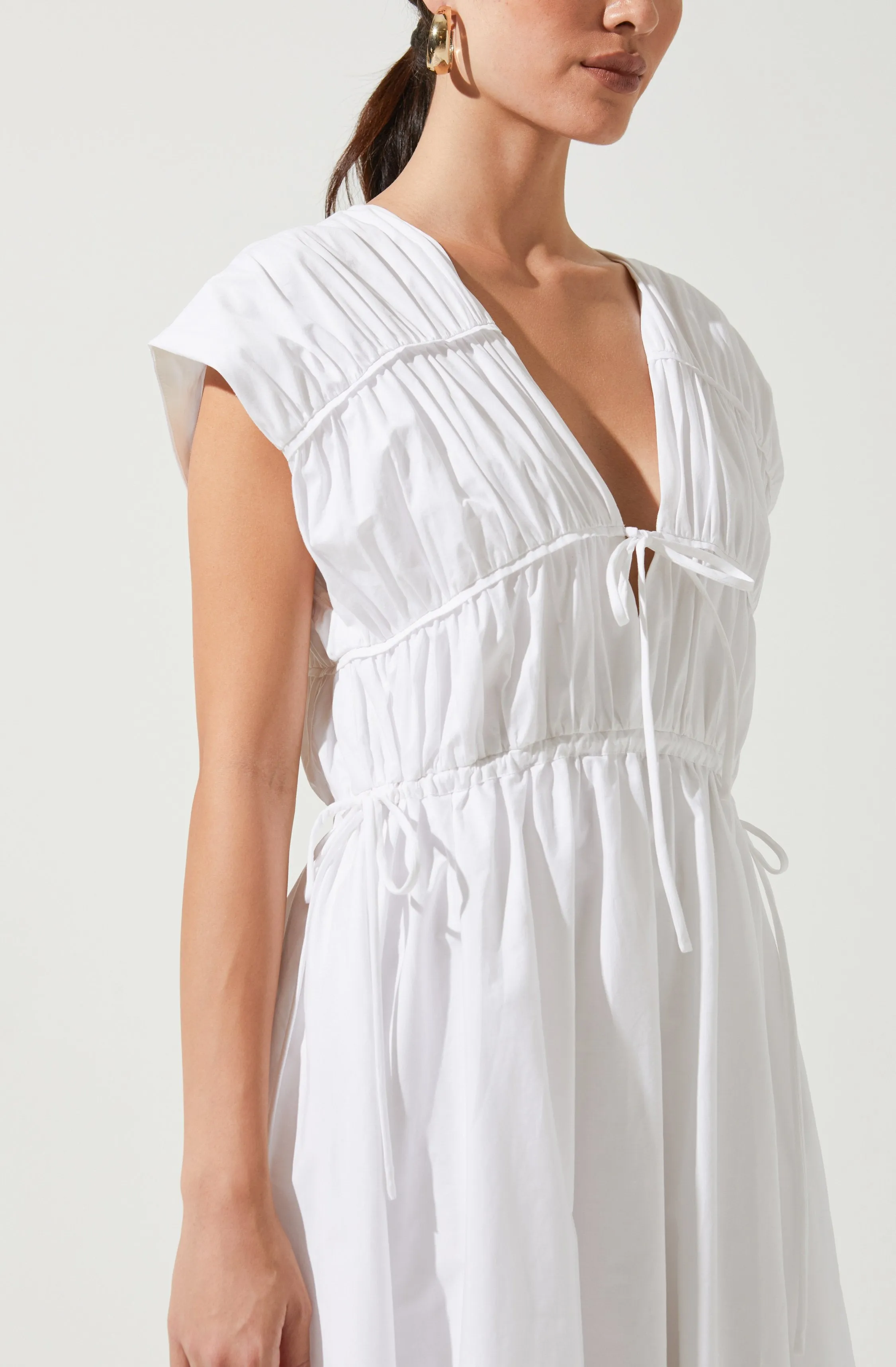 Customer Favorite Lorrie Sleeveless Ruched Midi Dress  Limited Release!
