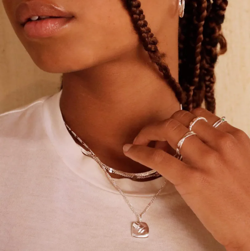 Daisy London Alexa Sterling Silver Necklace AN02_SLV