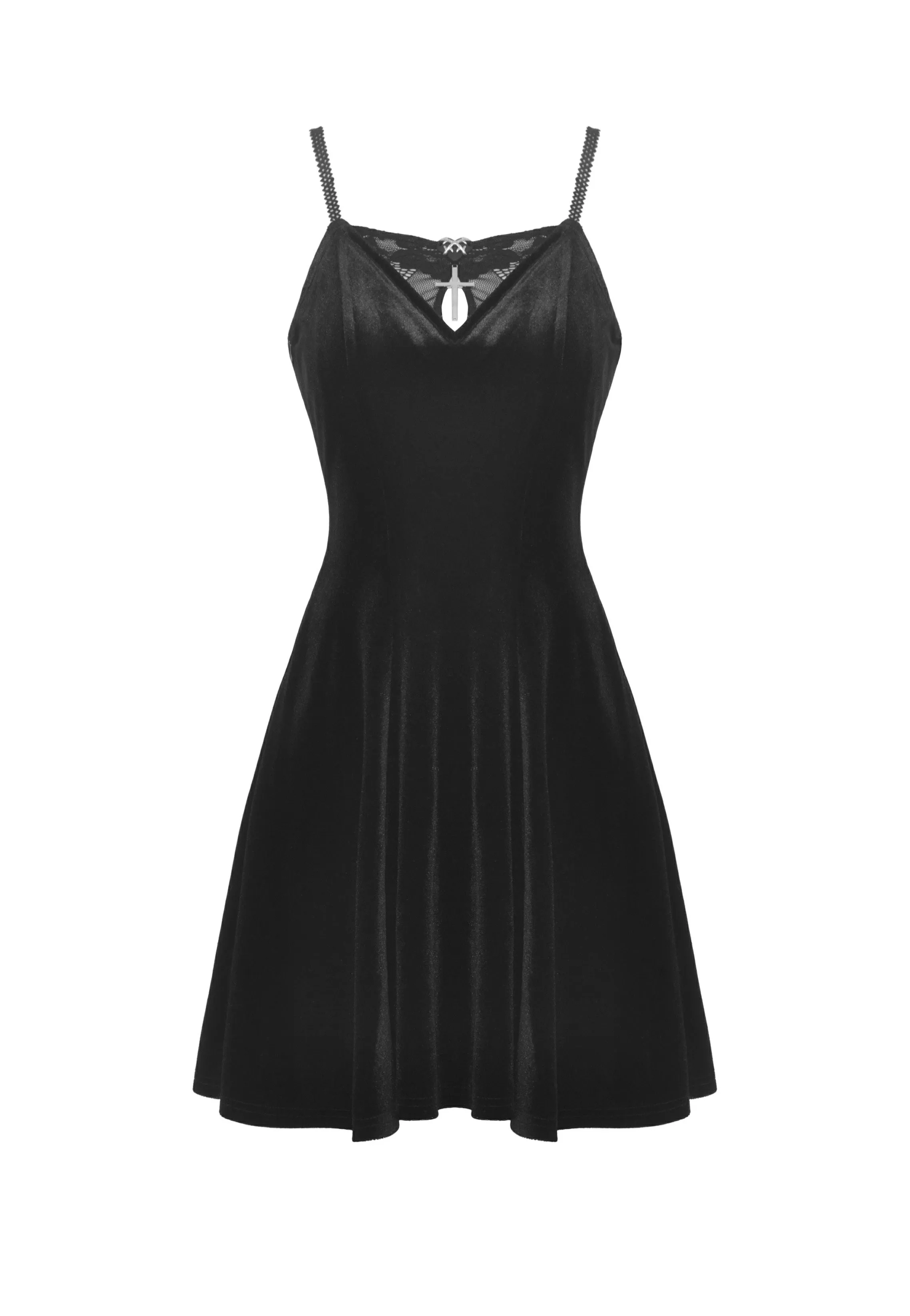 Dark In Love - Black Bat Back Sexy Strap Black - Dress
