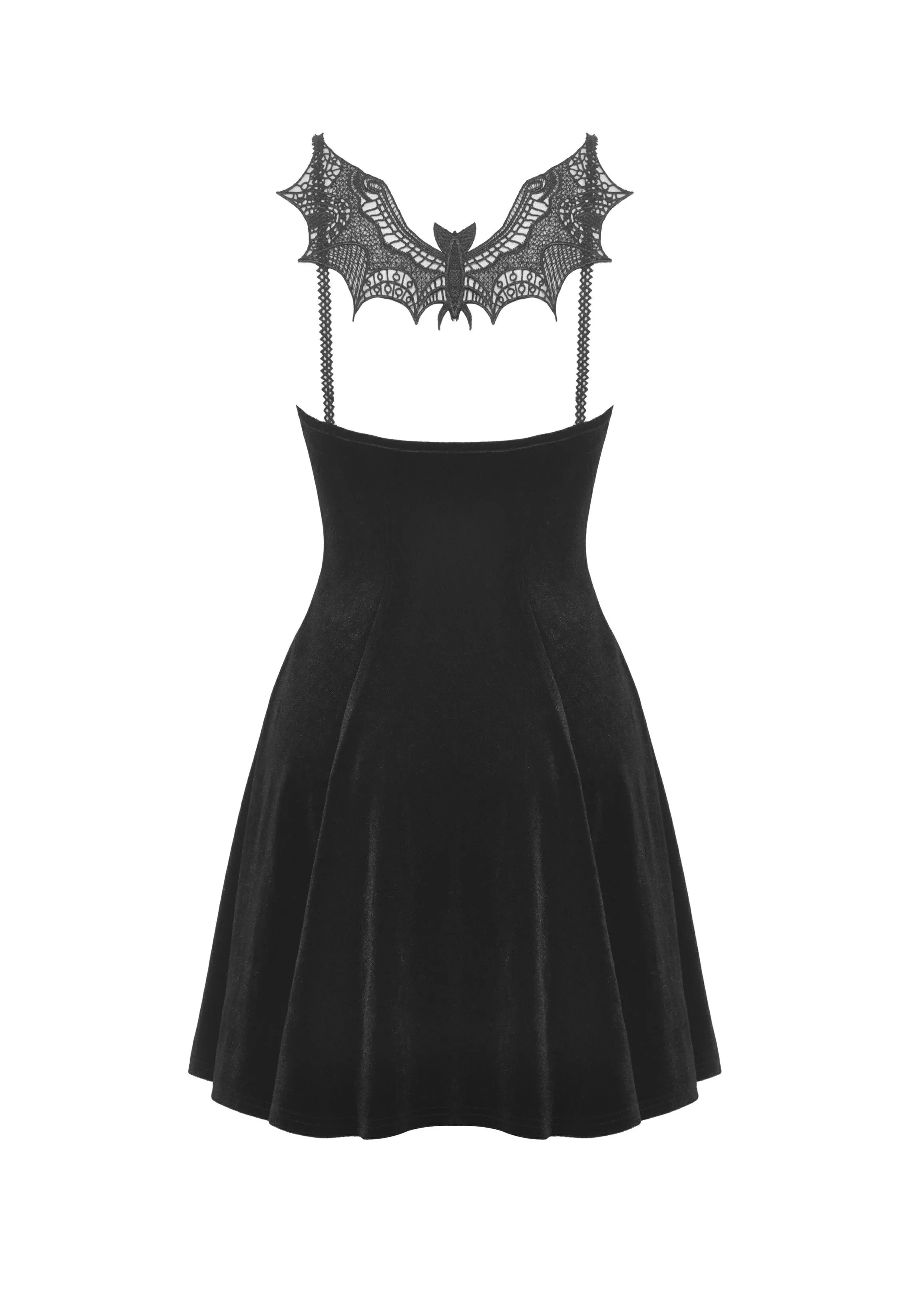 Dark In Love - Black Bat Back Sexy Strap Black - Dress