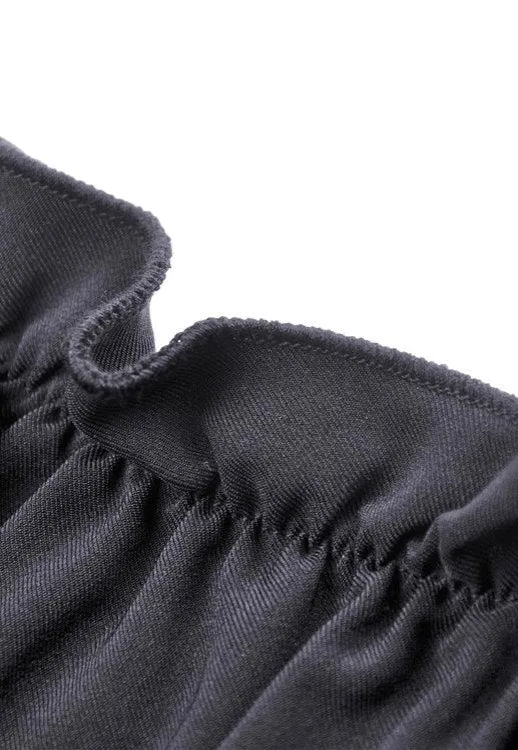 Dark In Love - Gothic Sexy Off-Shoulder Lacey Sleeves - Dress