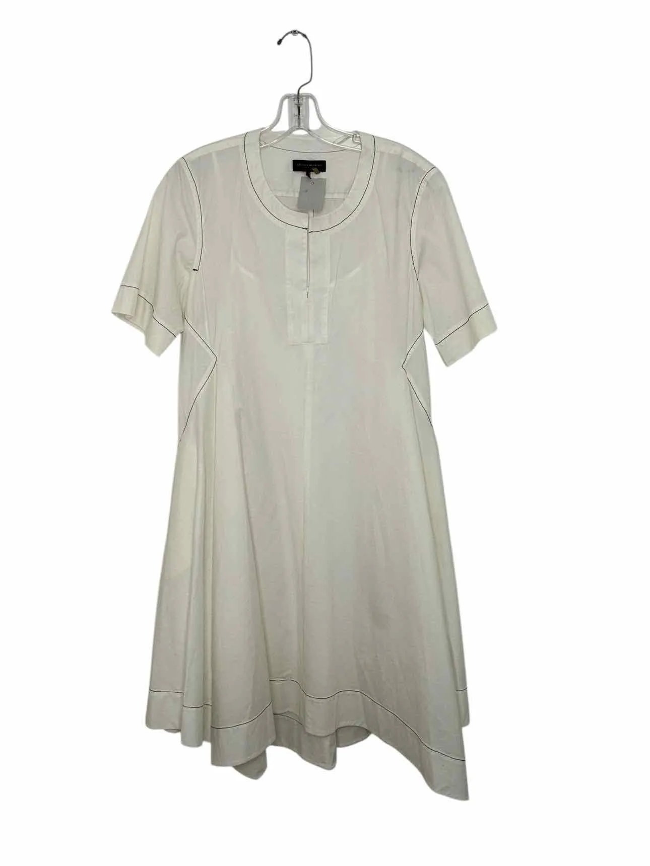Donna Karan Size 6 White Pre-Owned Dress- Ladies