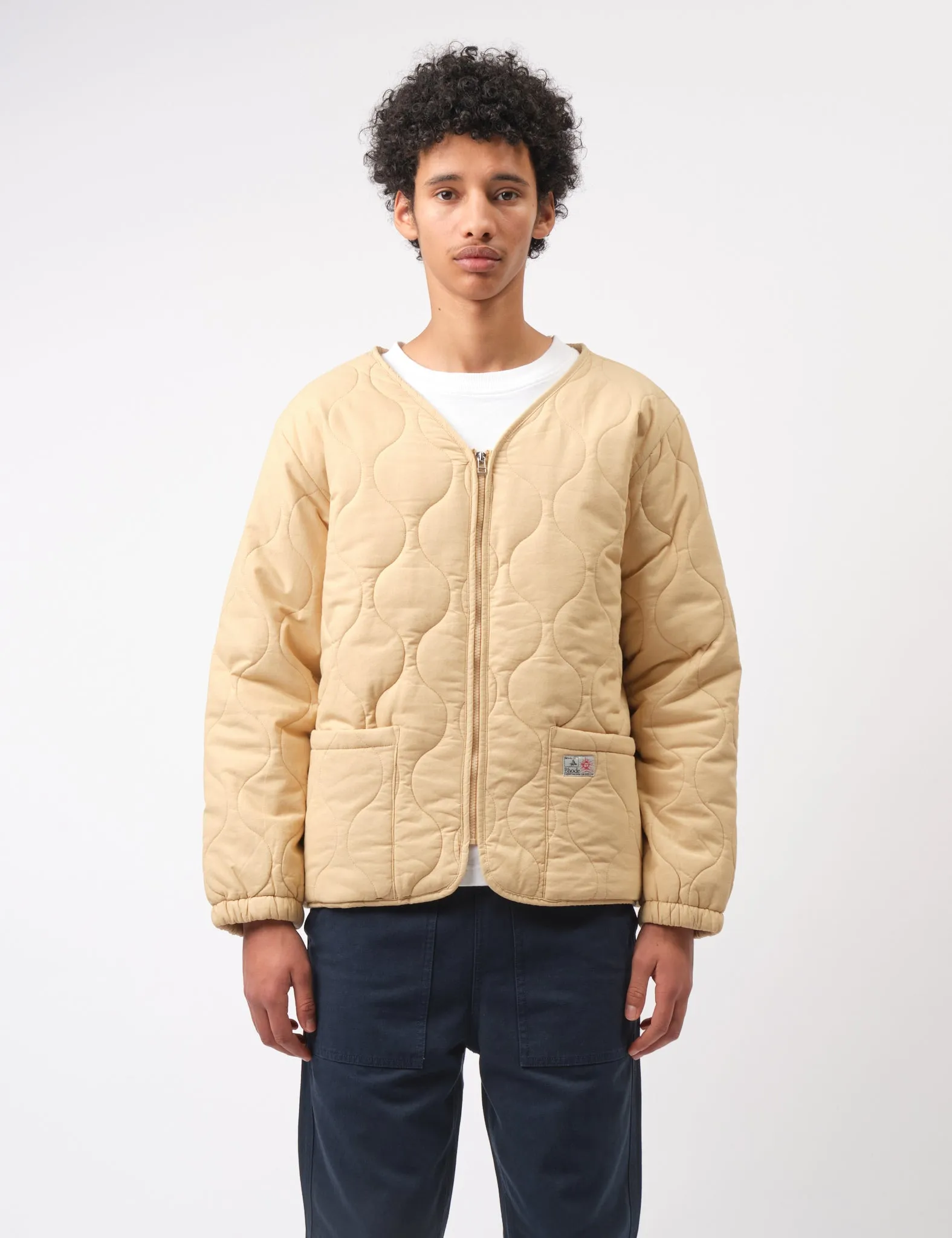 Doorbuster Bhode Quilted Jacket - Parchment  Last Few Pieces!