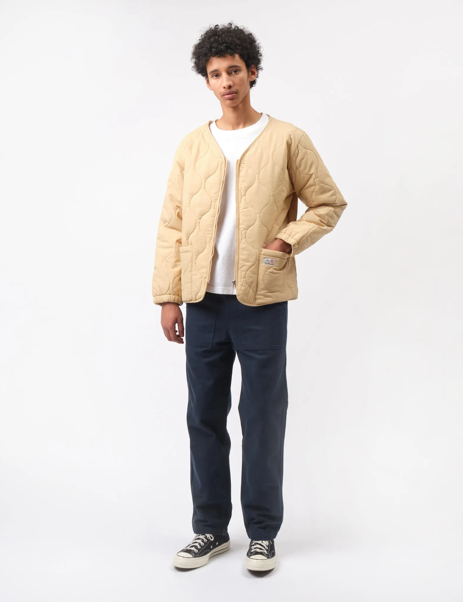 Doorbuster Bhode Quilted Jacket - Parchment  Last Few Pieces!
