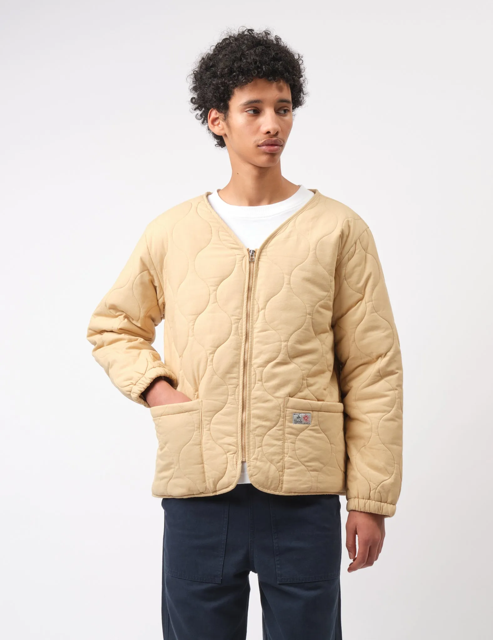 Doorbuster Bhode Quilted Jacket - Parchment  Last Few Pieces!