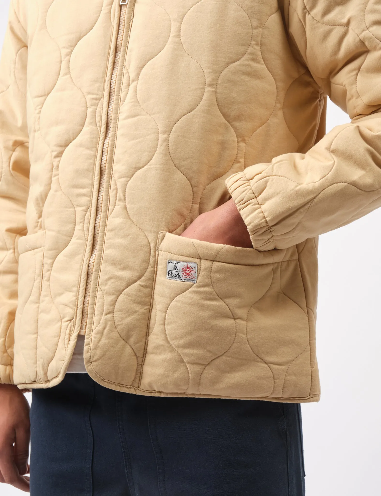 Doorbuster Bhode Quilted Jacket - Parchment  Last Few Pieces!