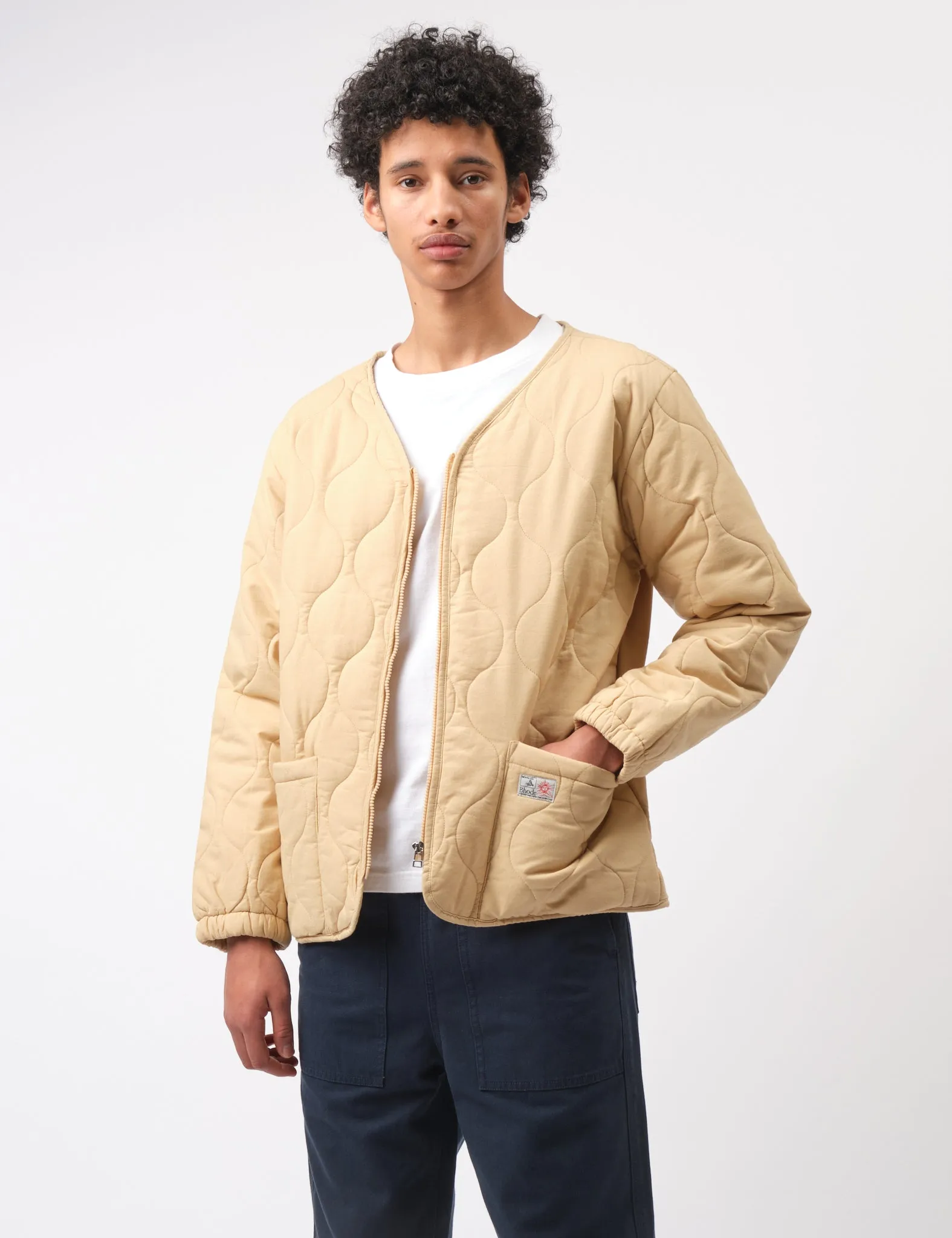 Doorbuster Bhode Quilted Jacket - Parchment  Last Few Pieces!
