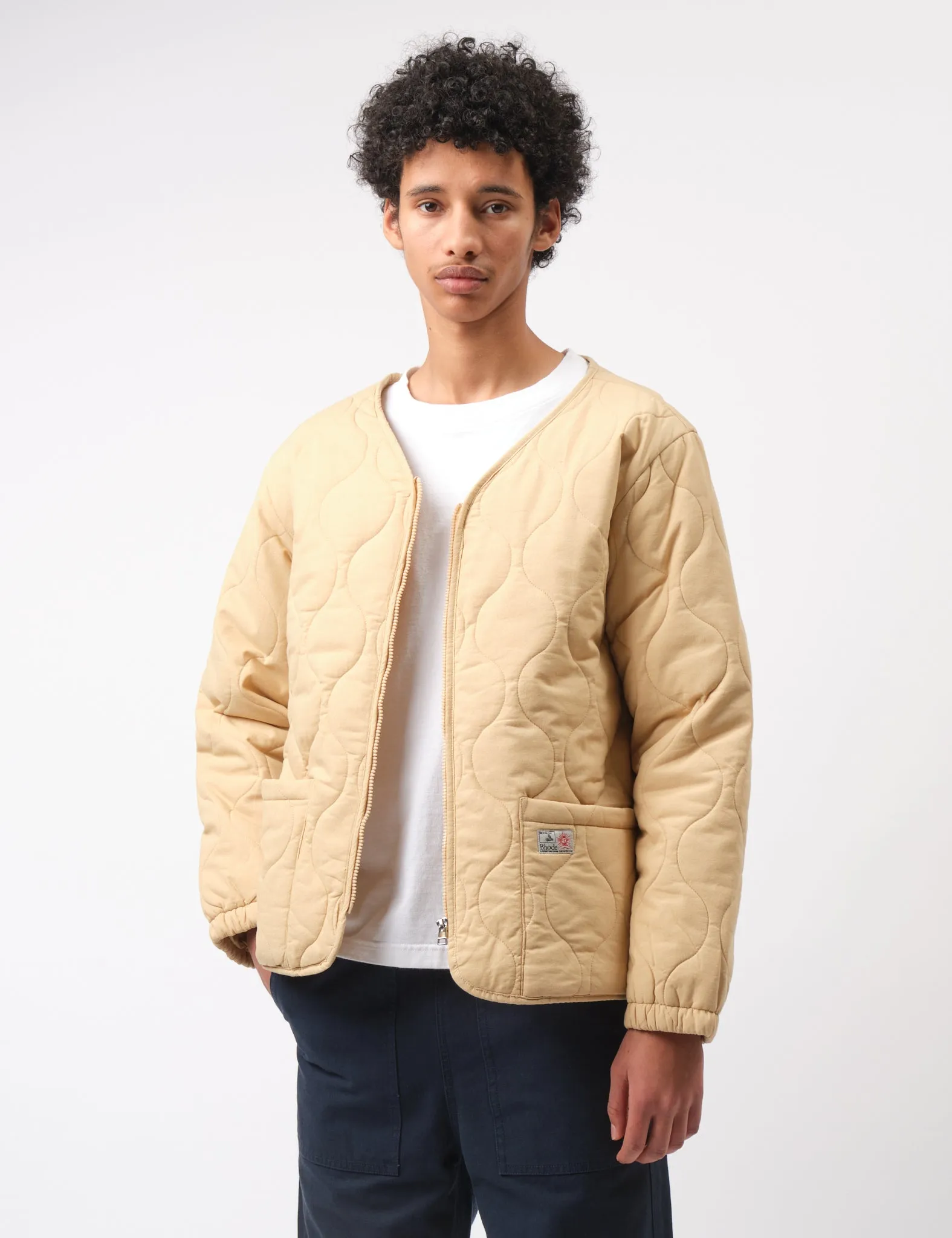 Doorbuster Bhode Quilted Jacket - Parchment  Last Few Pieces!
