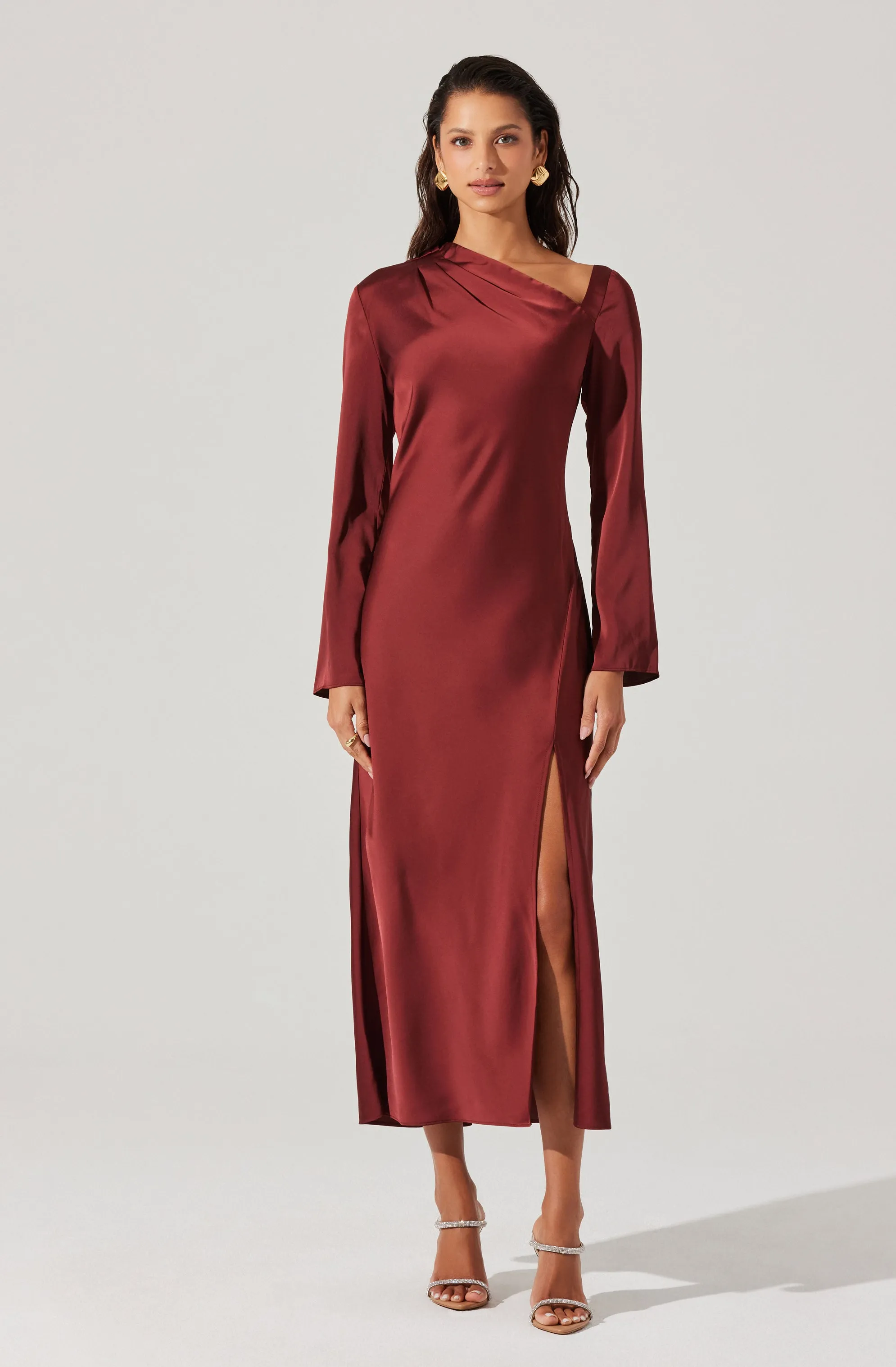 Doorbuster Catriona Satin Maxi Dress  Last Chance!