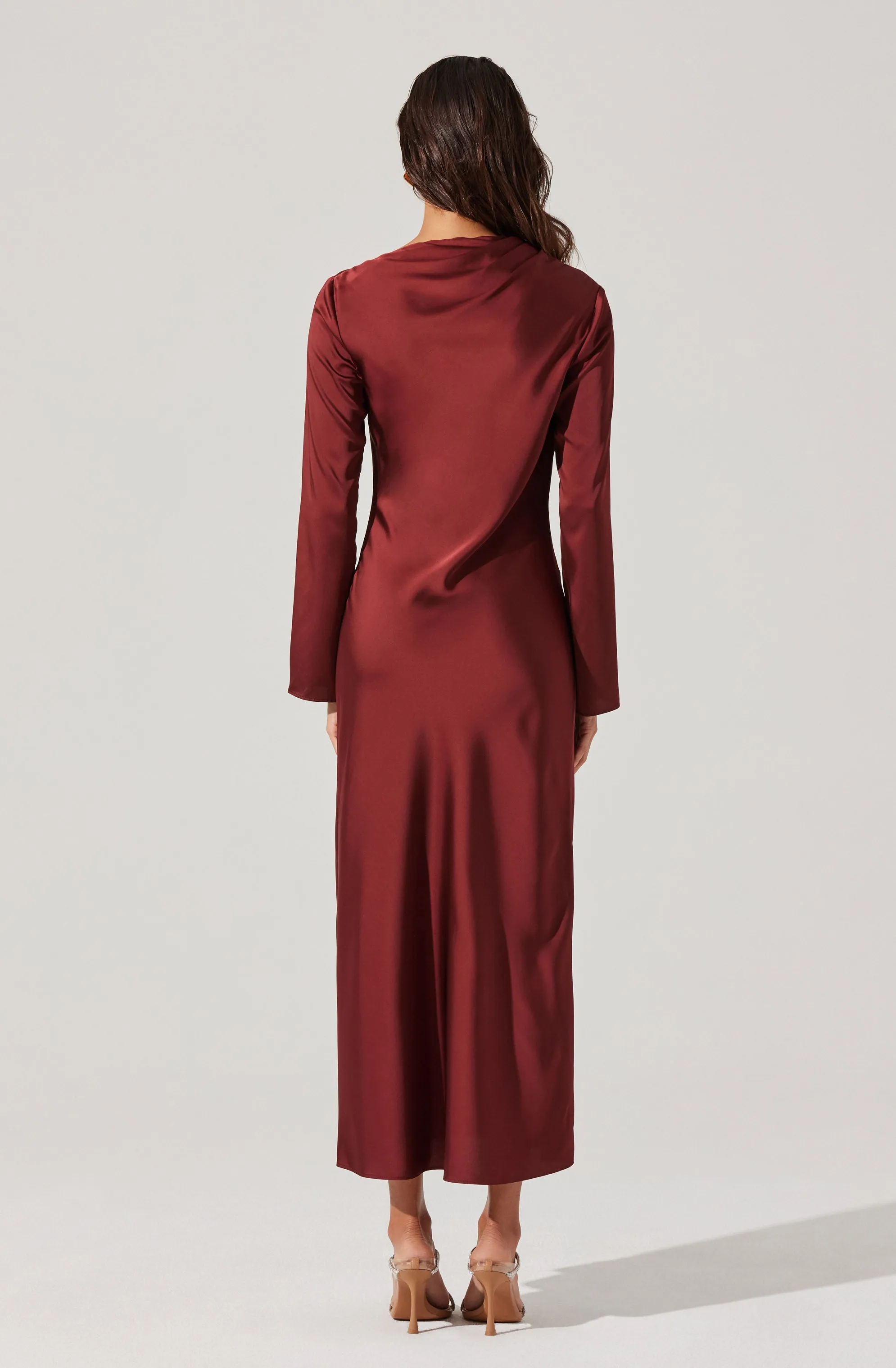 Doorbuster Catriona Satin Maxi Dress  Last Chance!