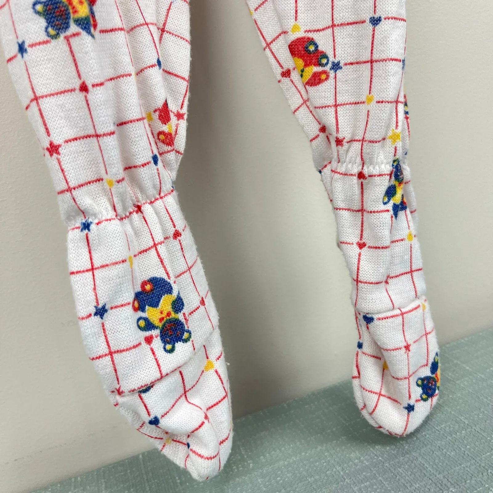 Doorbuster Vintage Trimfit Sleep & Play Teddy Bear Pajamas 12 Months USA  Almost Gone!