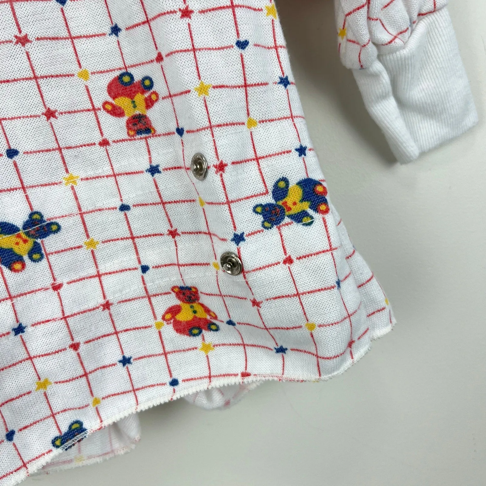 Doorbuster Vintage Trimfit Sleep & Play Teddy Bear Pajamas 12 Months USA  Almost Gone!