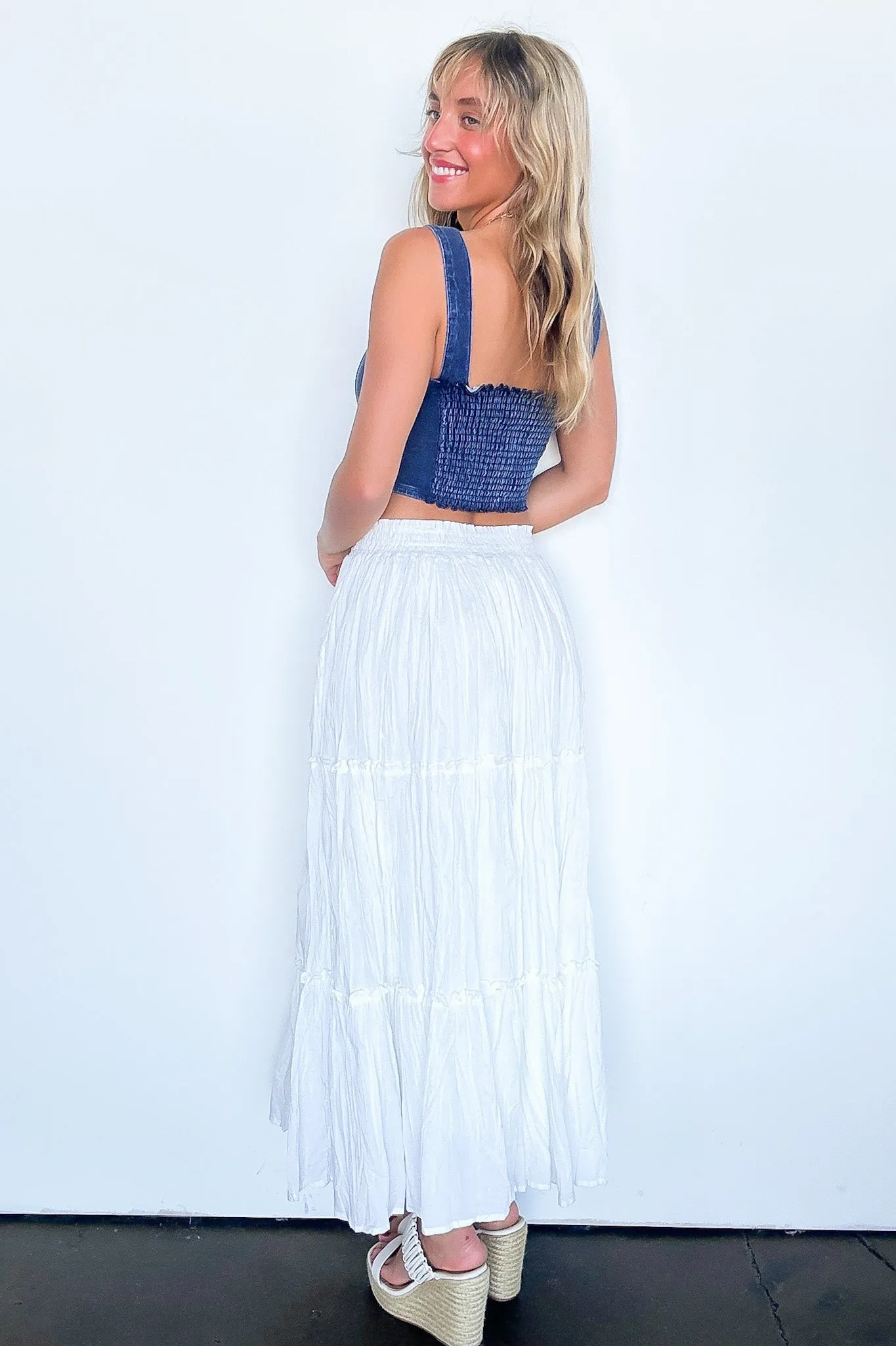 Edgy Direction Mineral Wash Tank Top