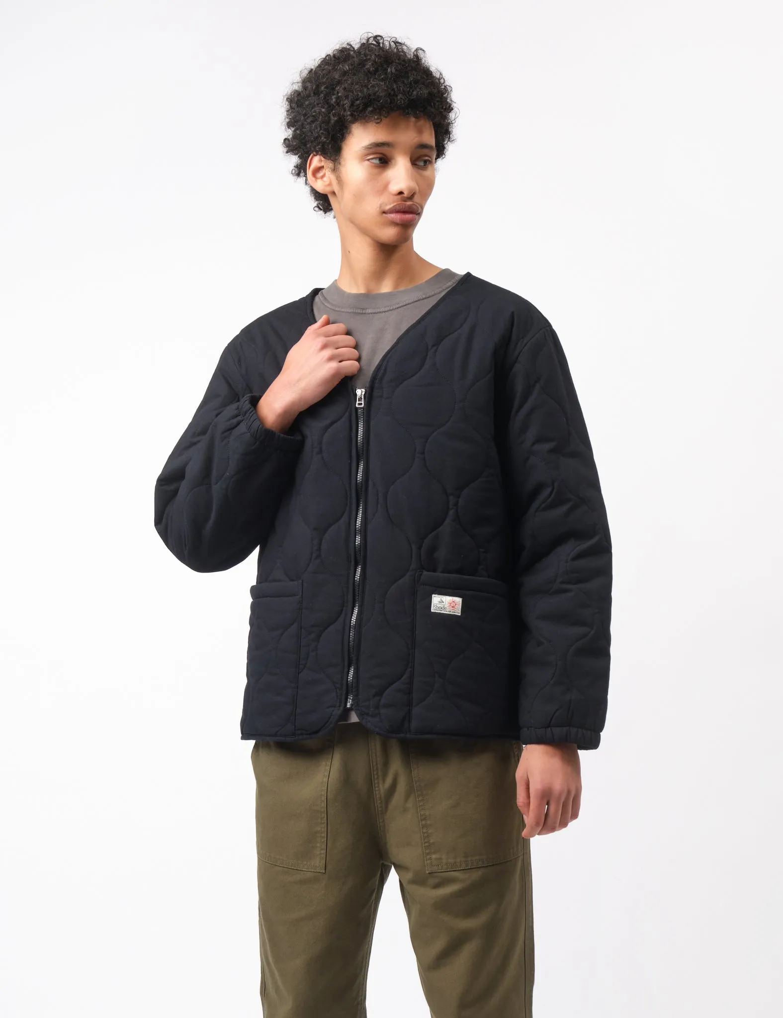 Editors Choice Bhode Quilted Jacket - Black  Last Chance!