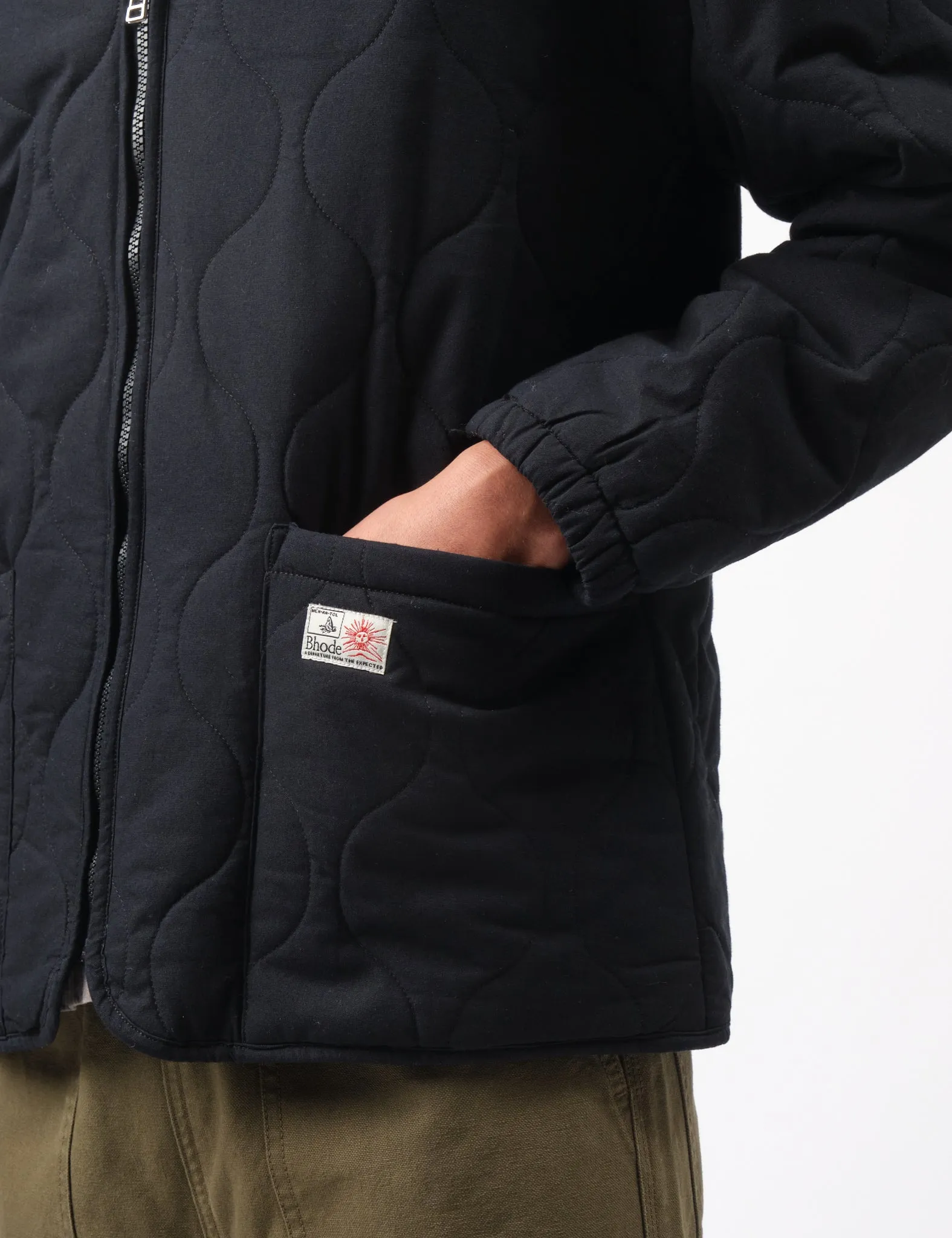 Editors Choice Bhode Quilted Jacket - Black  Last Chance!