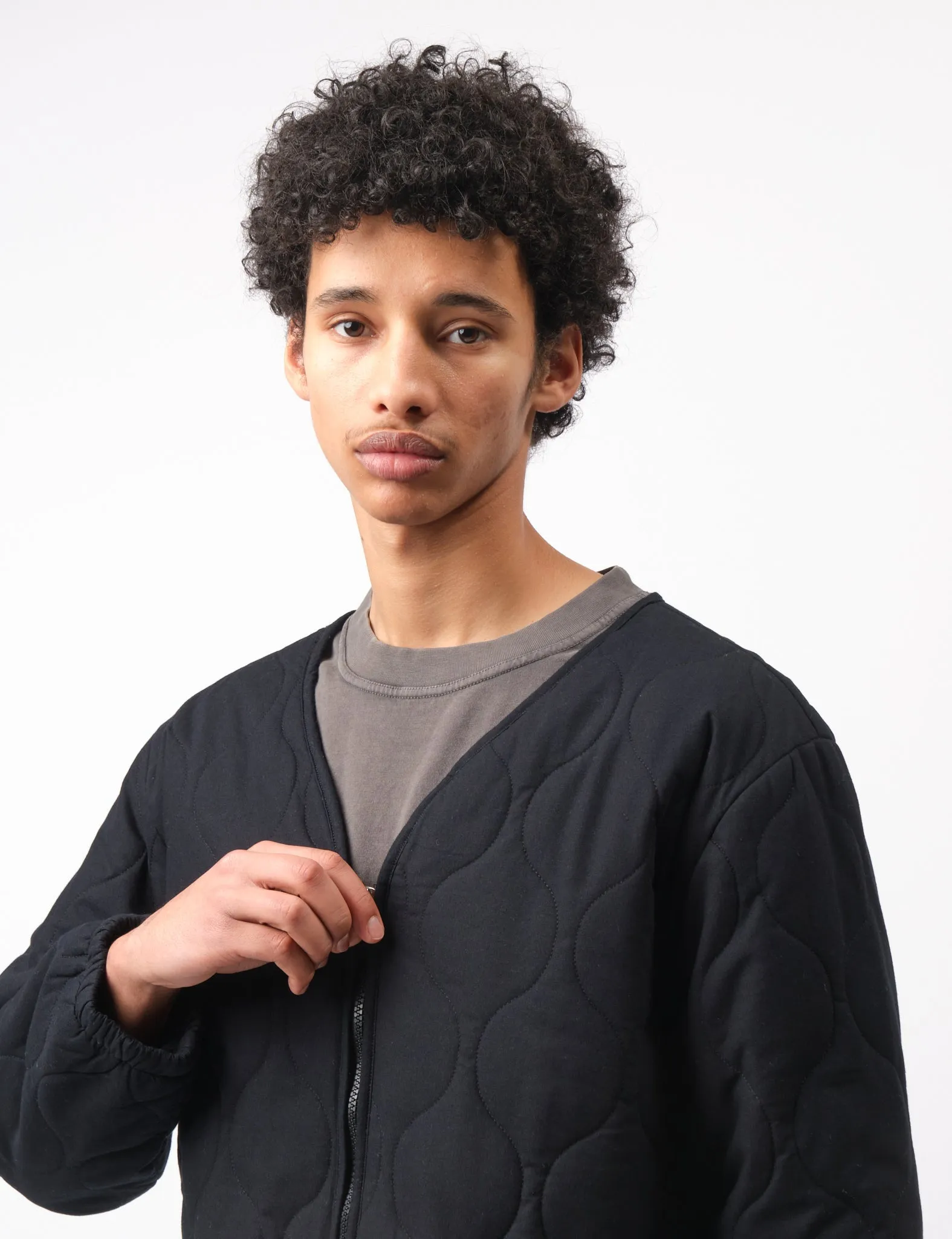 Editors Choice Bhode Quilted Jacket - Black  Last Chance!