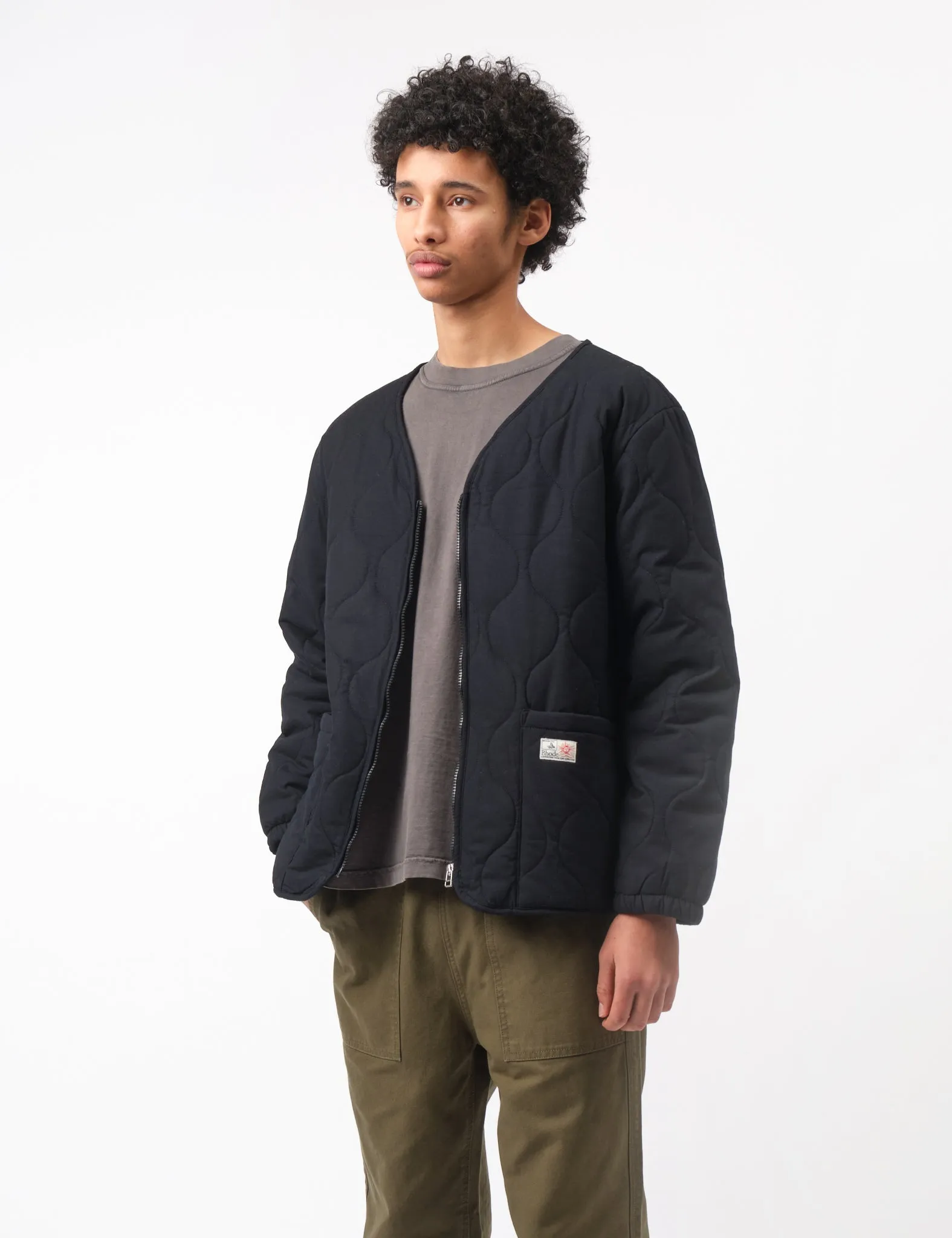 Editors Choice Bhode Quilted Jacket - Black  Last Chance!