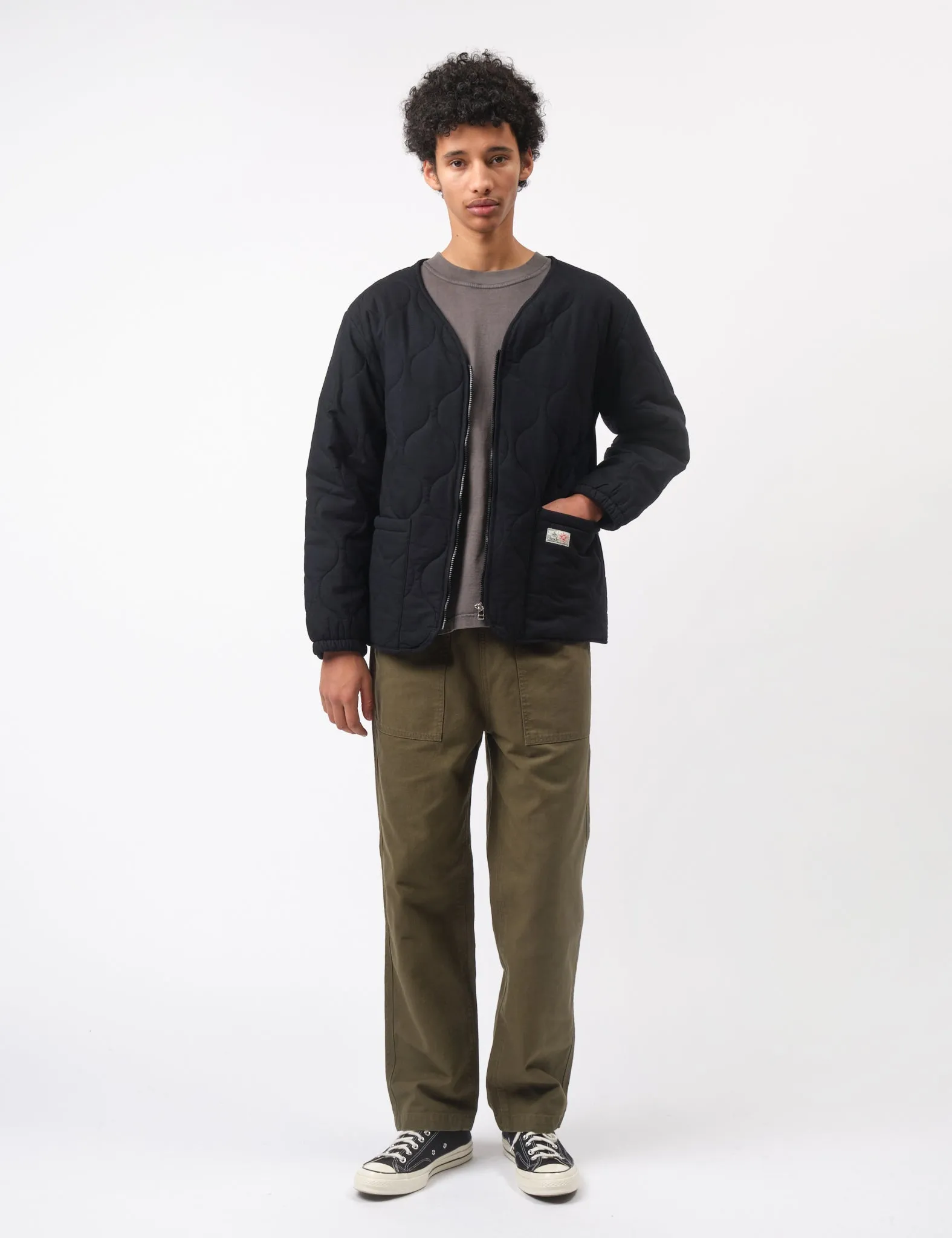 Editors Choice Bhode Quilted Jacket - Black  Last Chance!