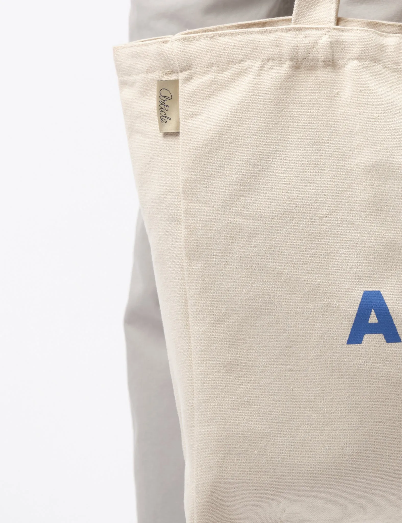 Editors Pick Article Organic Heavy Canvas Tote Bag - Ecru  Limited Availability!