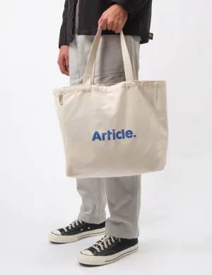 Editors Pick Article Organic Heavy Canvas Tote Bag - Ecru  Limited Availability!