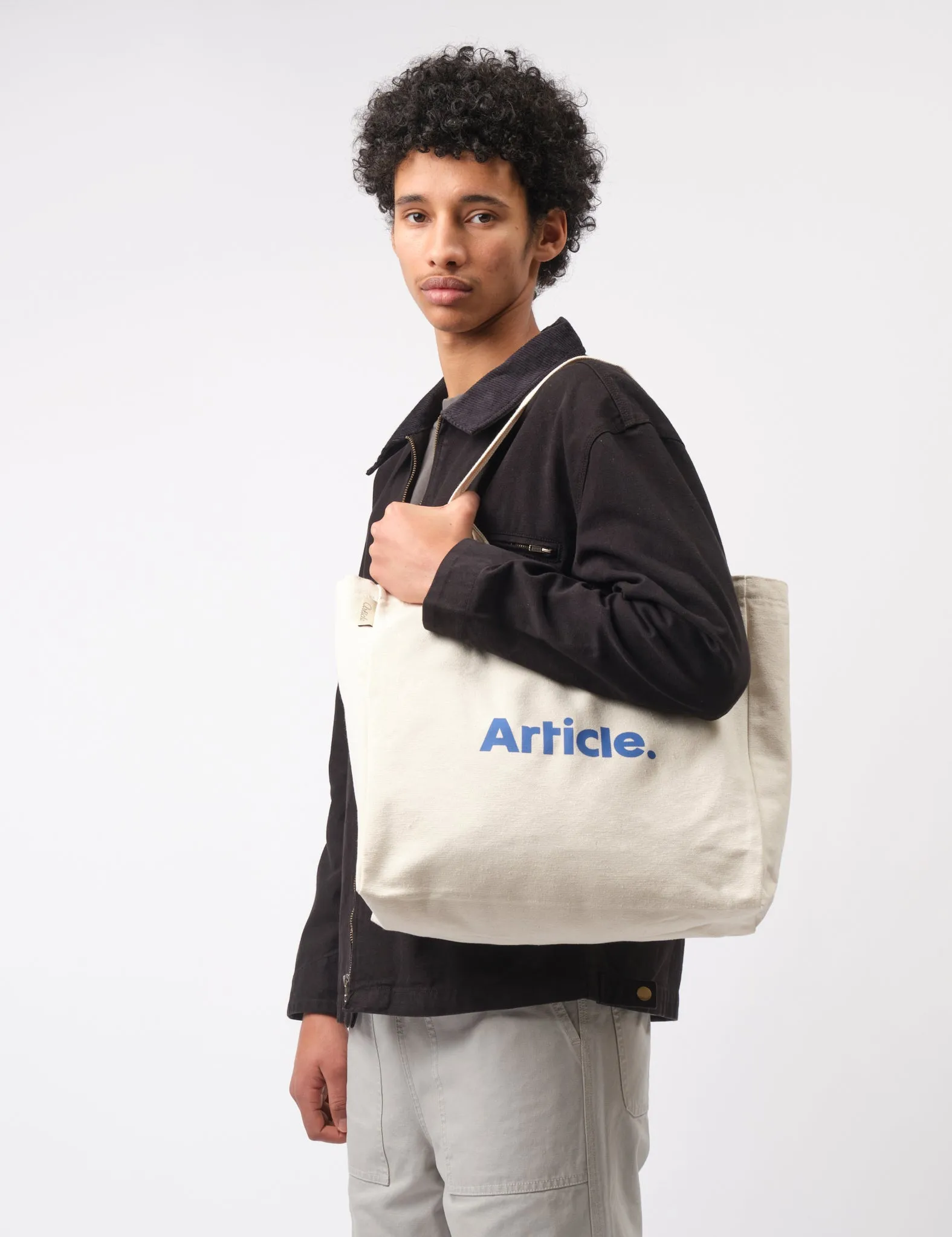 Editors Pick Article Organic Heavy Canvas Tote Bag - Ecru  Limited Availability!