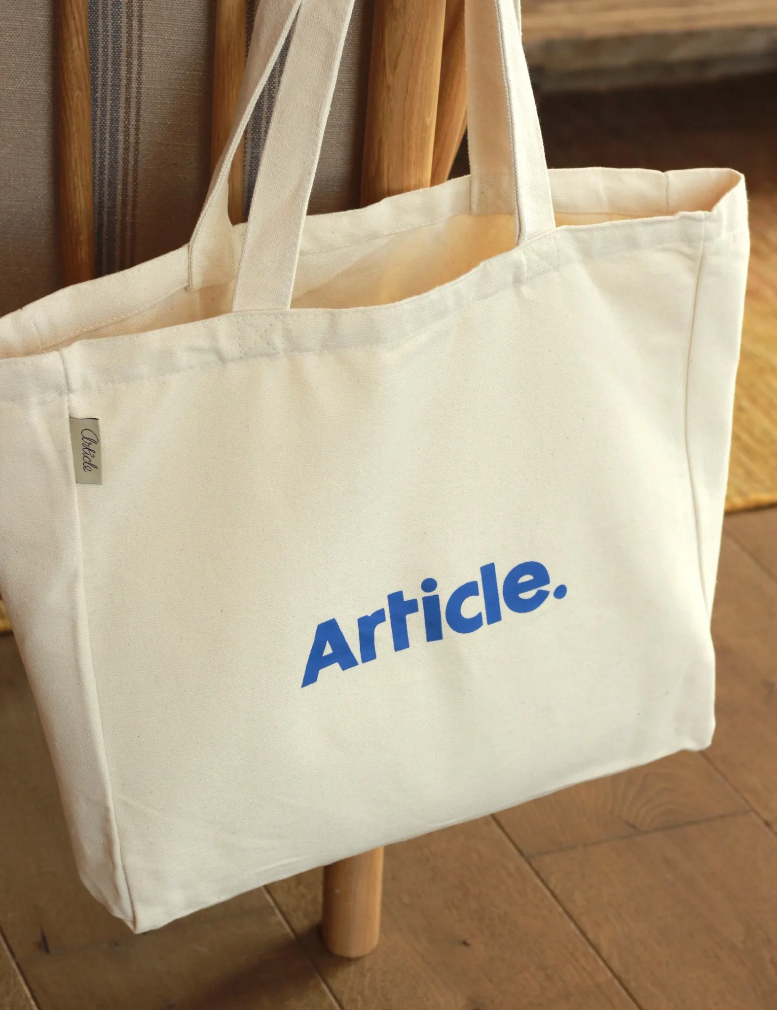 Editors Pick Article Organic Heavy Canvas Tote Bag - Ecru  Limited Availability!