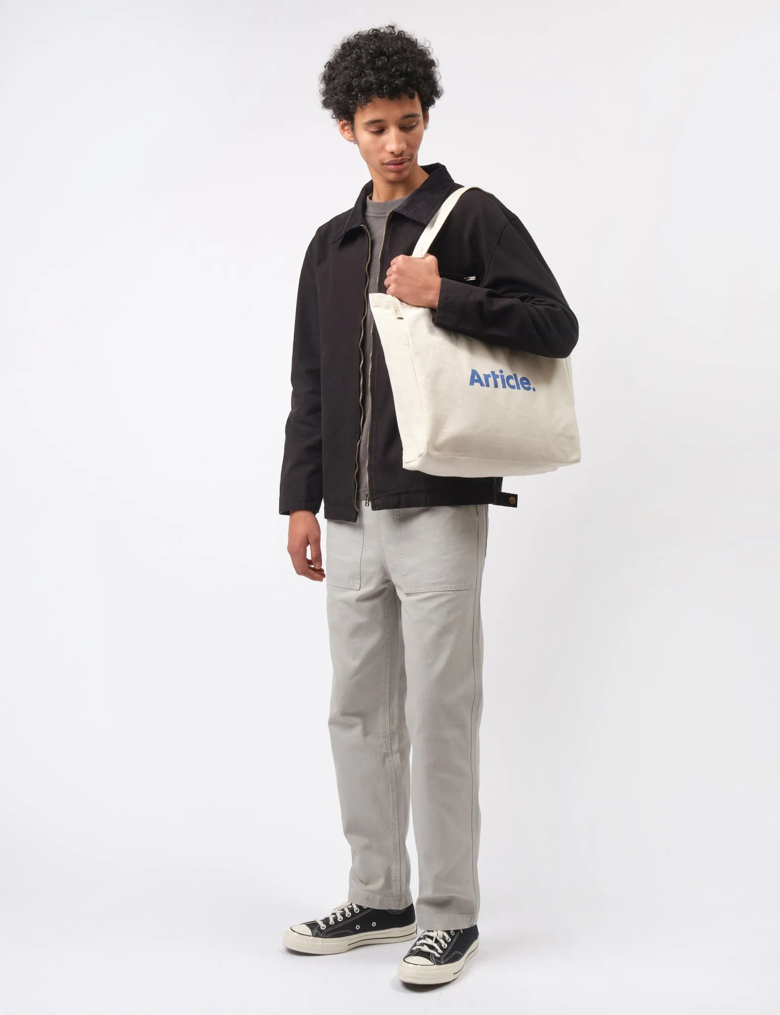 Editors Pick Article Organic Heavy Canvas Tote Bag - Ecru  Limited Availability!