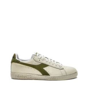 Editors Pick Diadora Womens Game L Low Waxed Suede Pop White / Fern  Stylish & Comfortable