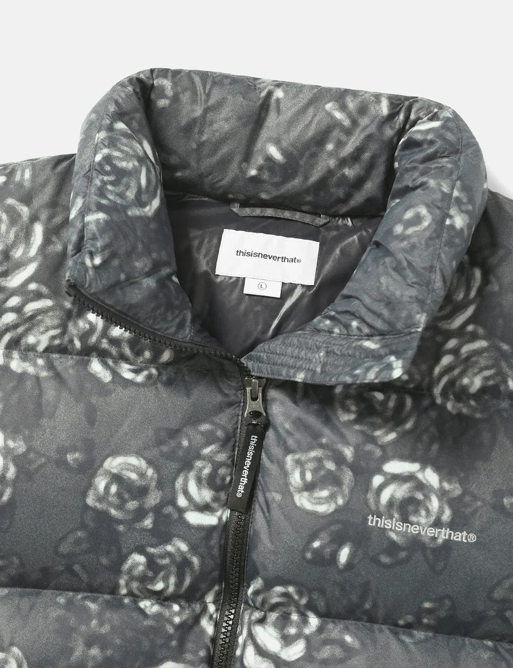 Editors Pick Thisisneverthat PERTEX T Down Jacket - Flower Black  Almost Gone!