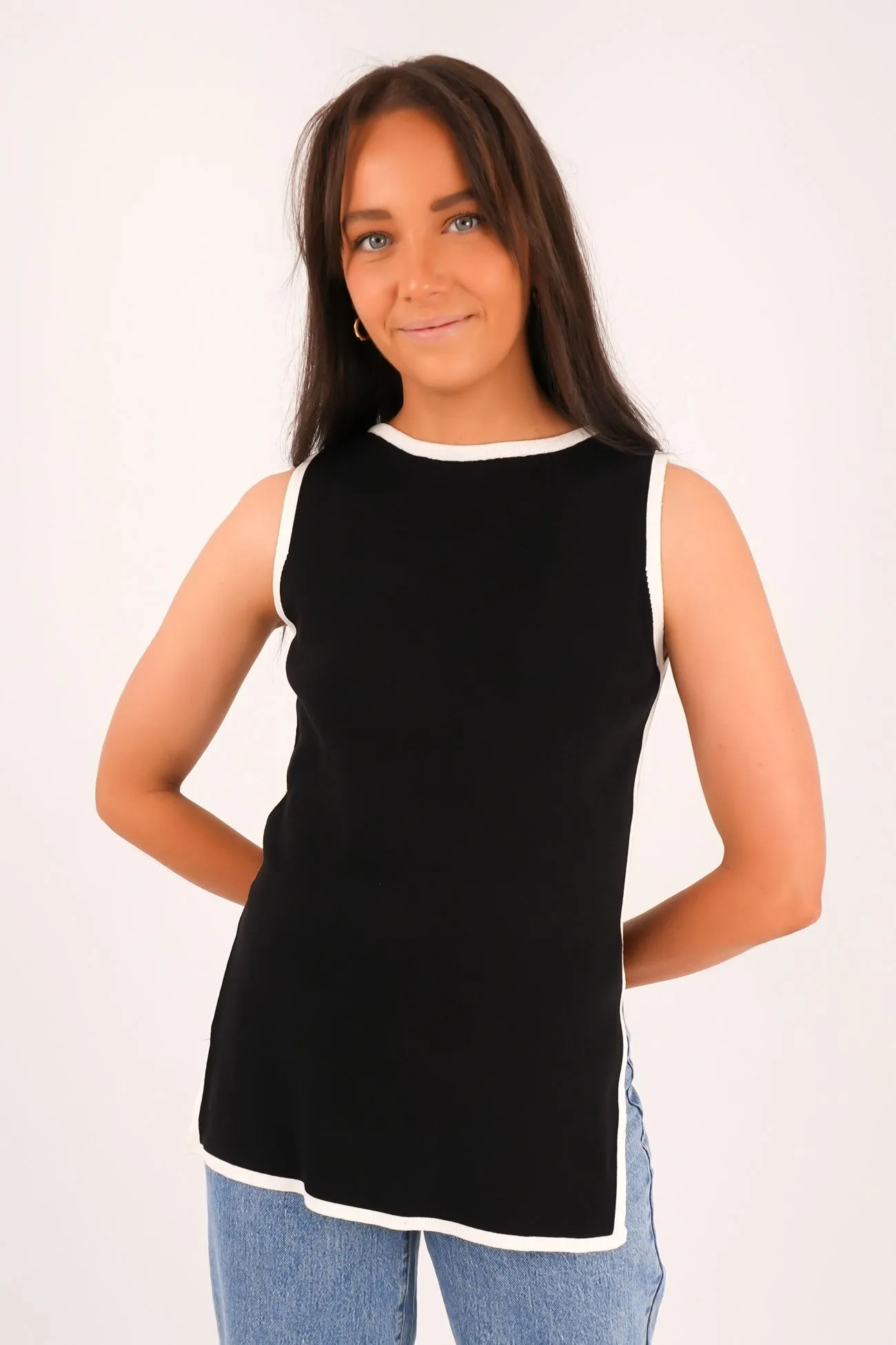 Elke Top Black