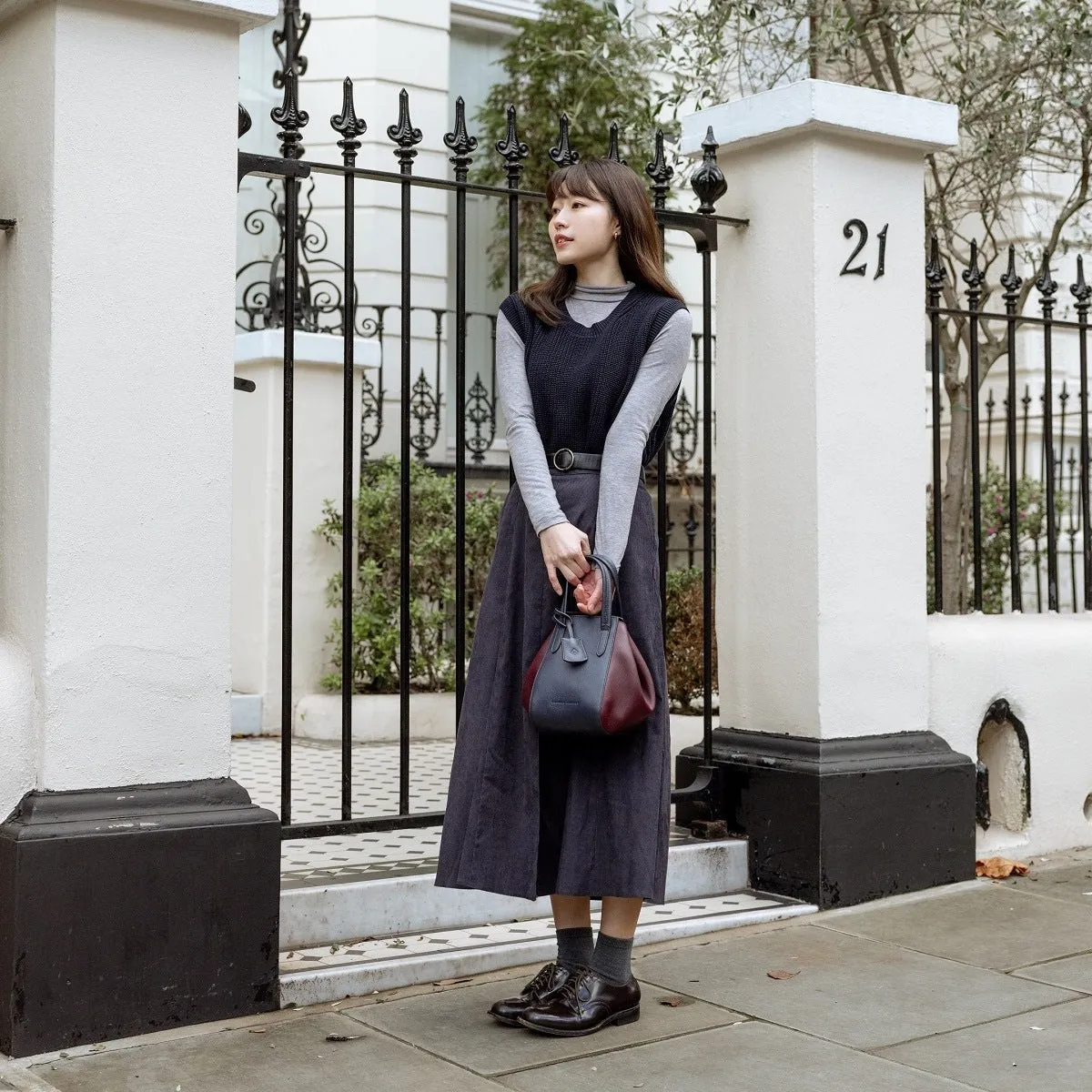 Eloise Leather Satchel