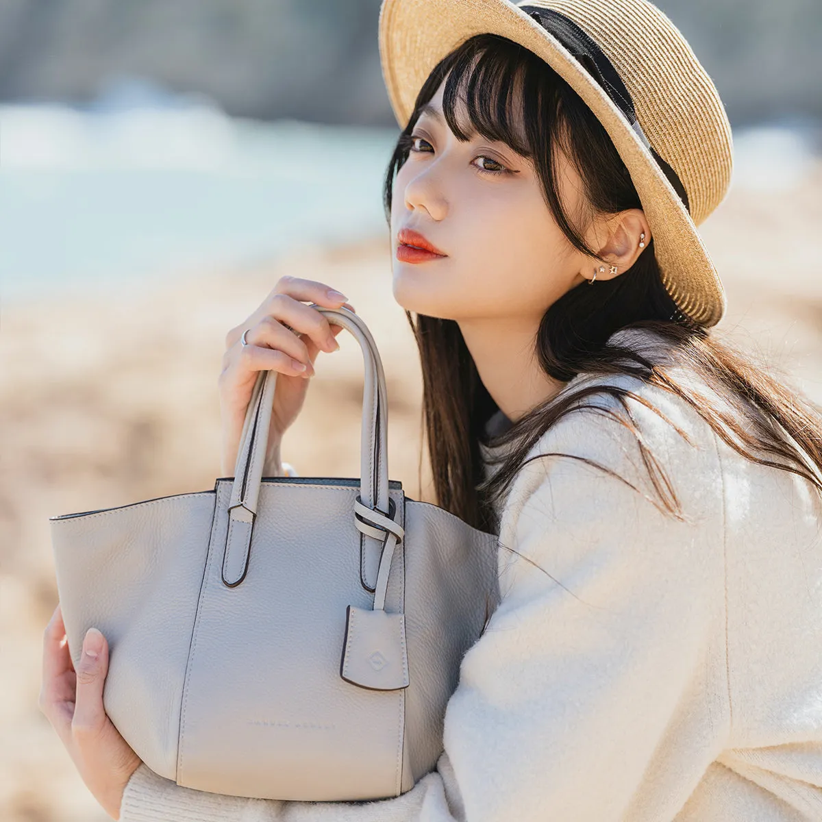Eloise Leather Satchel