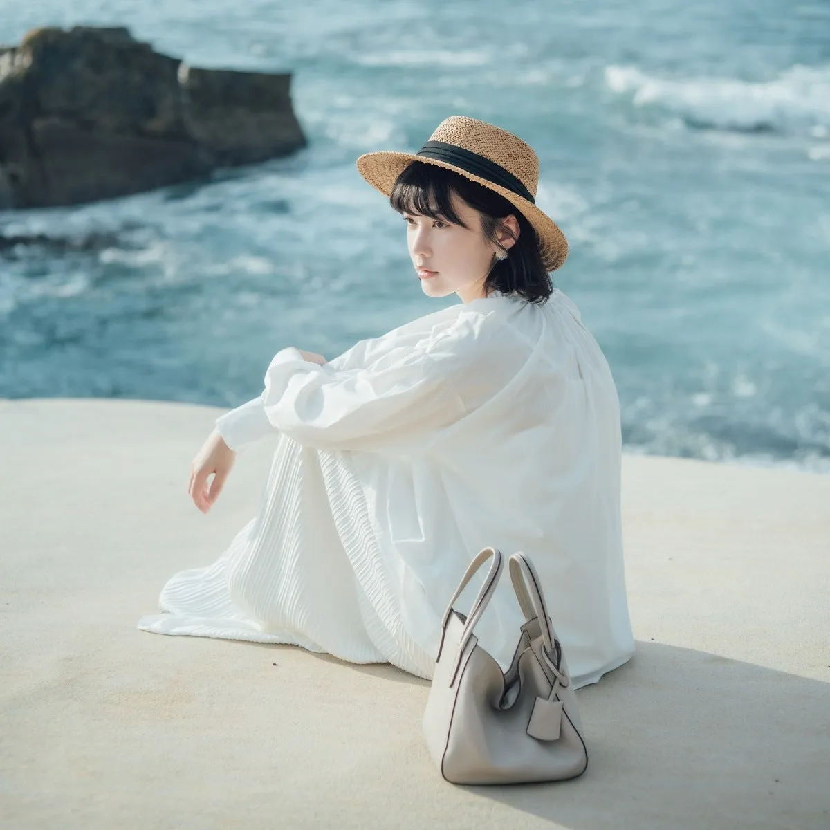 Eloise Leather Satchel