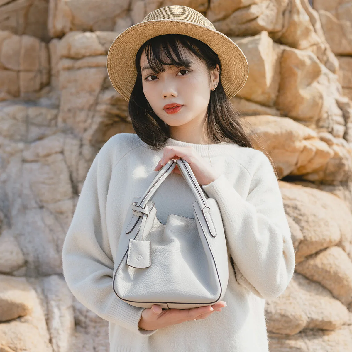 Eloise Leather Satchel