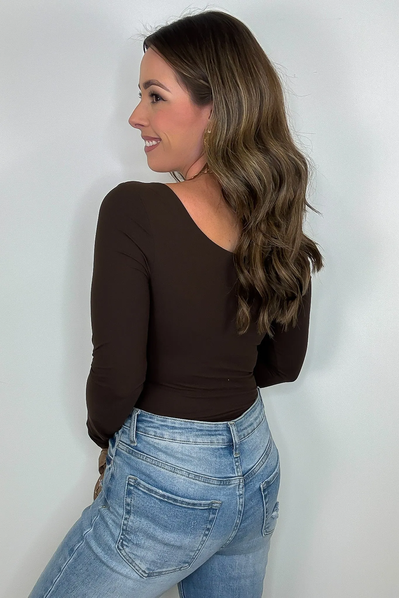 Emma Butter Soft Round Neck Long Sleeve Top