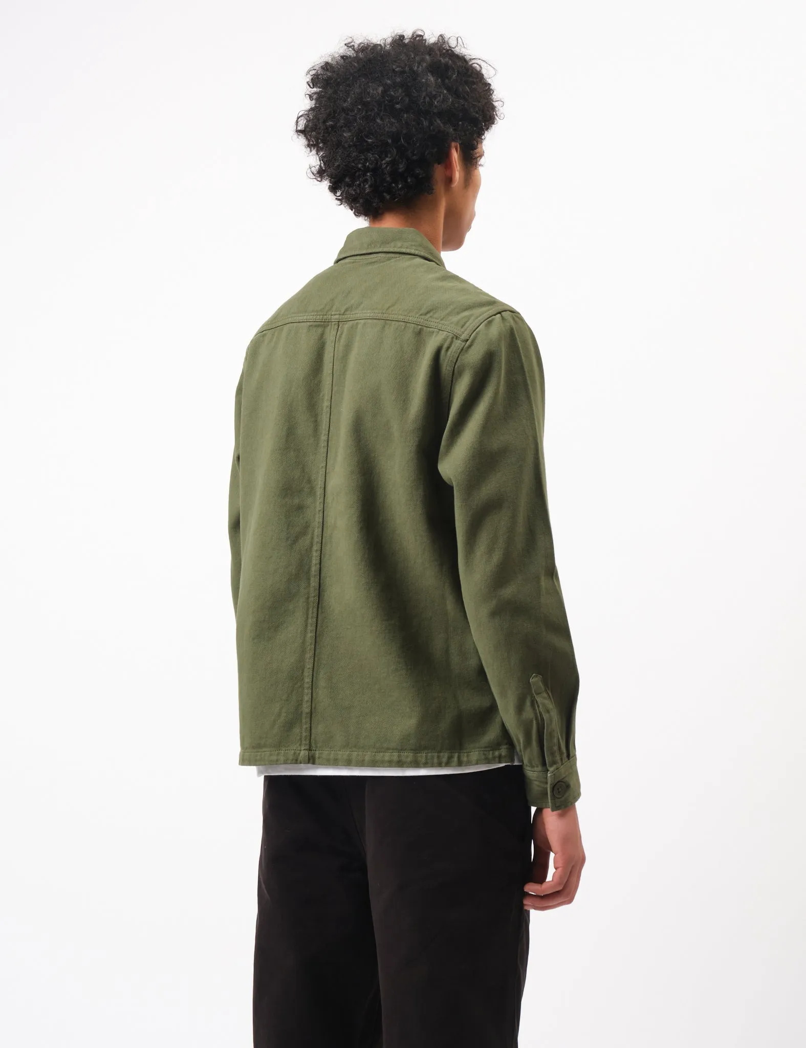 Exclusive Bhode Map Pocket Overshirt Twill - Army Green  Limited Availability!