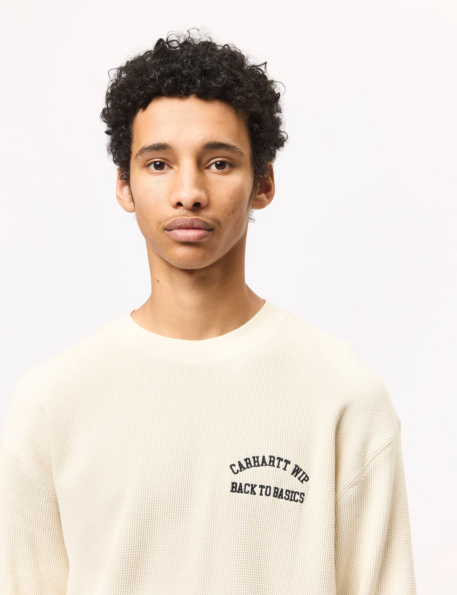 Exclusive Carhartt WIP Basics Script T-Shirt (Loose) - Natural  Ends Soon!