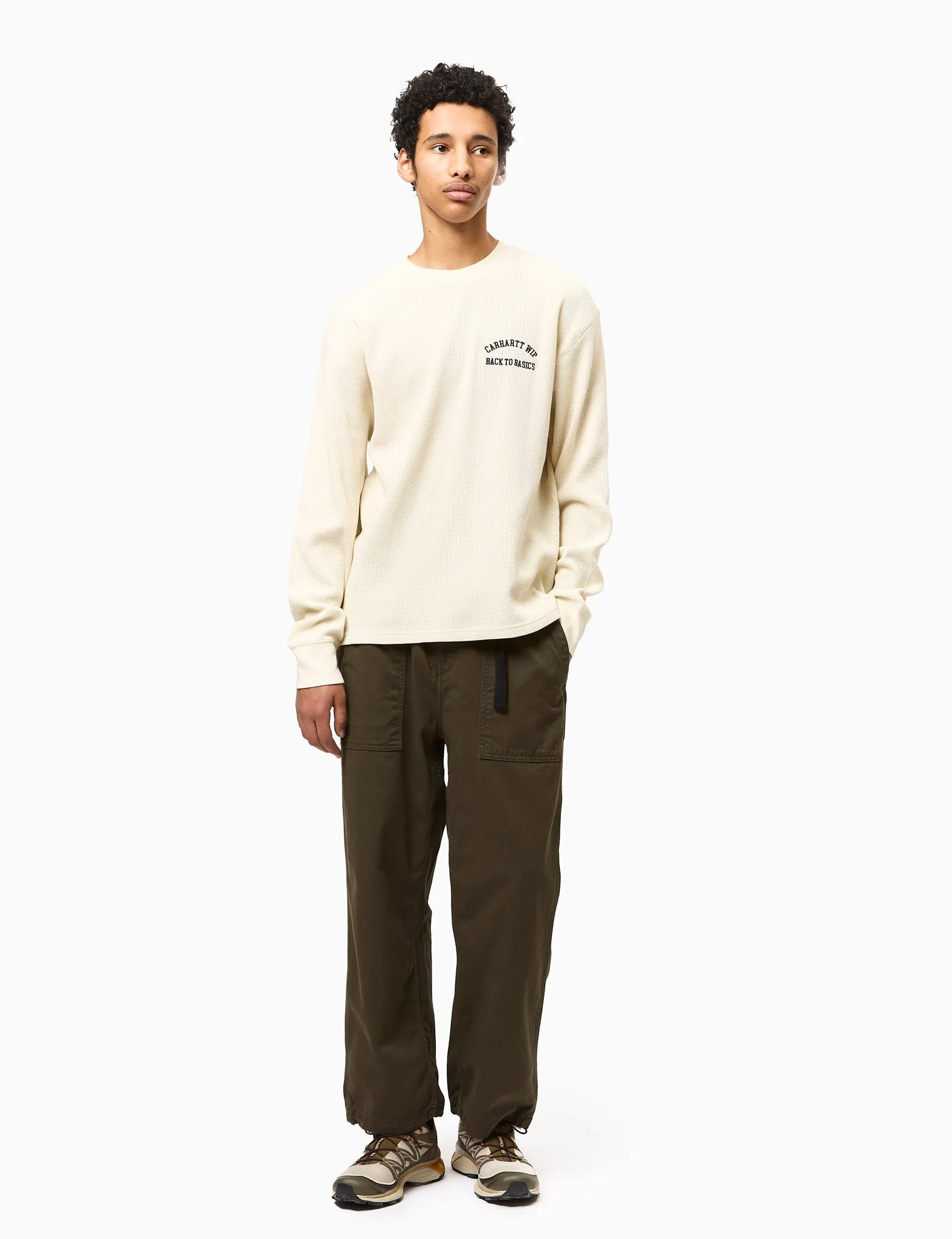 Exclusive Carhartt WIP Basics Script T-Shirt (Loose) - Natural  Ends Soon!