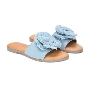 Exclusive Rosetta - Light Denim Sandals  Last Chance!